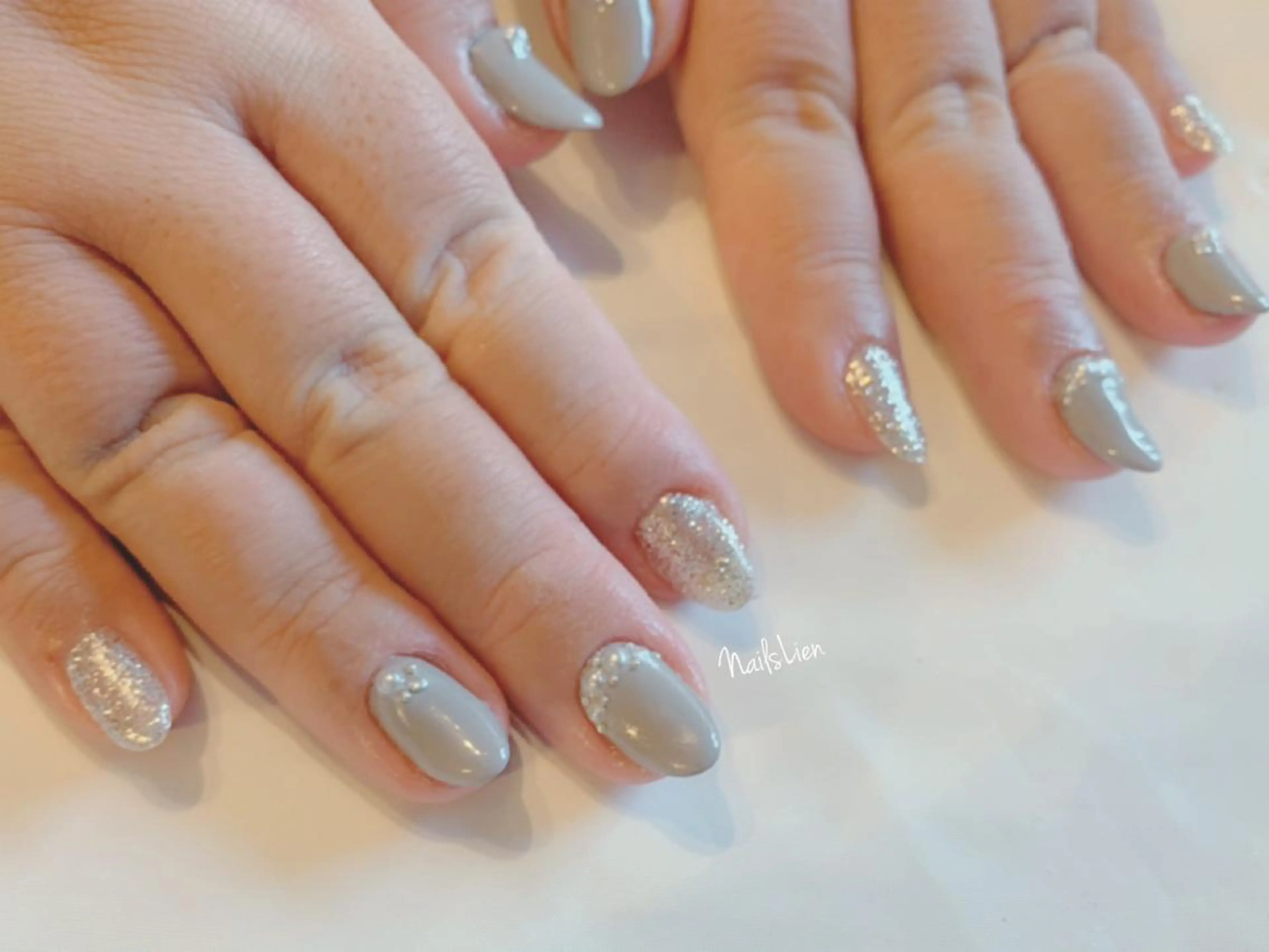 ネイル オフィスネイル ワンカラーネイル シンプルネイル 春ネイル 凛 リンのネイルデザイン