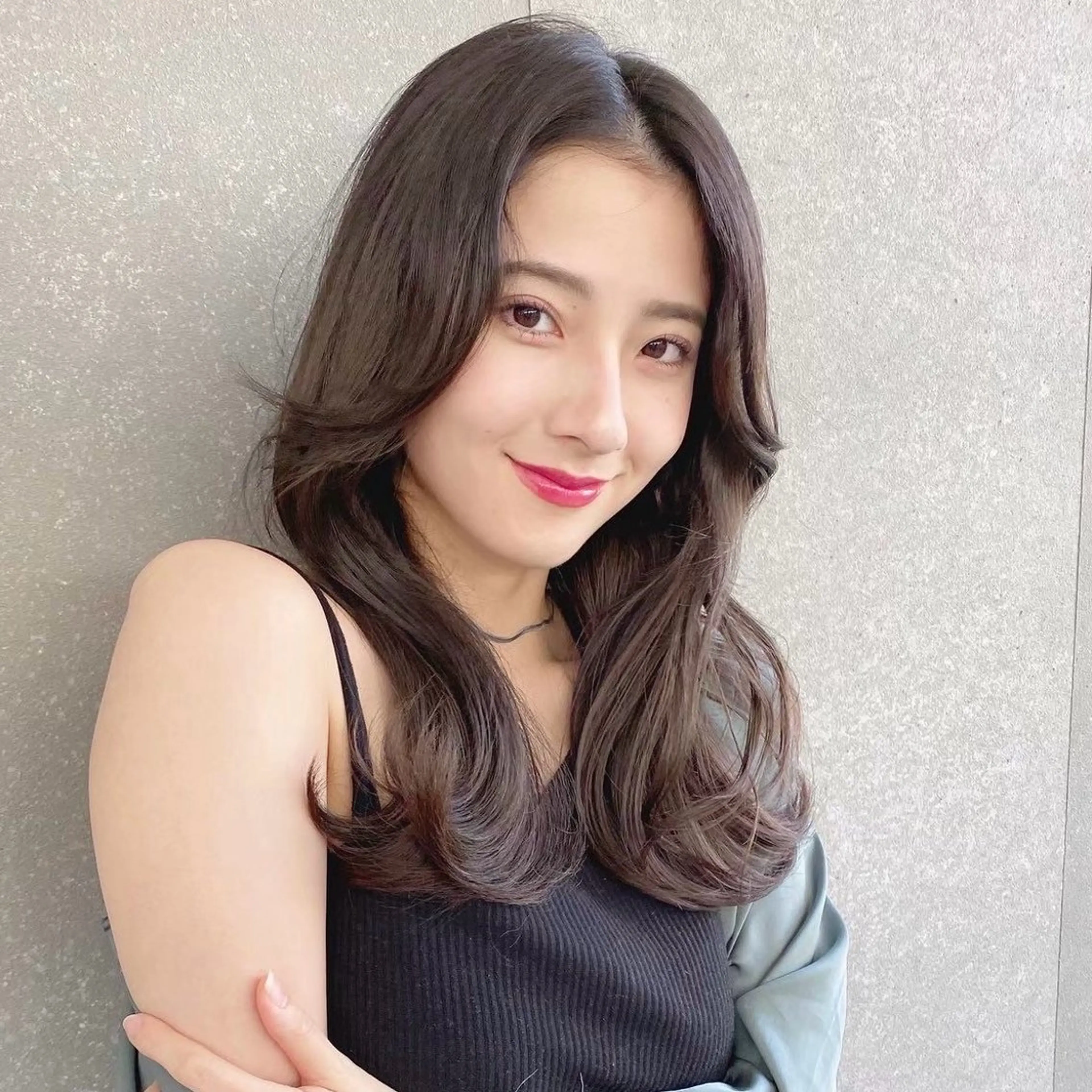 セミロング カット ヘアカラー トリートメント 🌹ボブ/髪質改善 韓国レイヤー🌹澤口のヘアスタイル