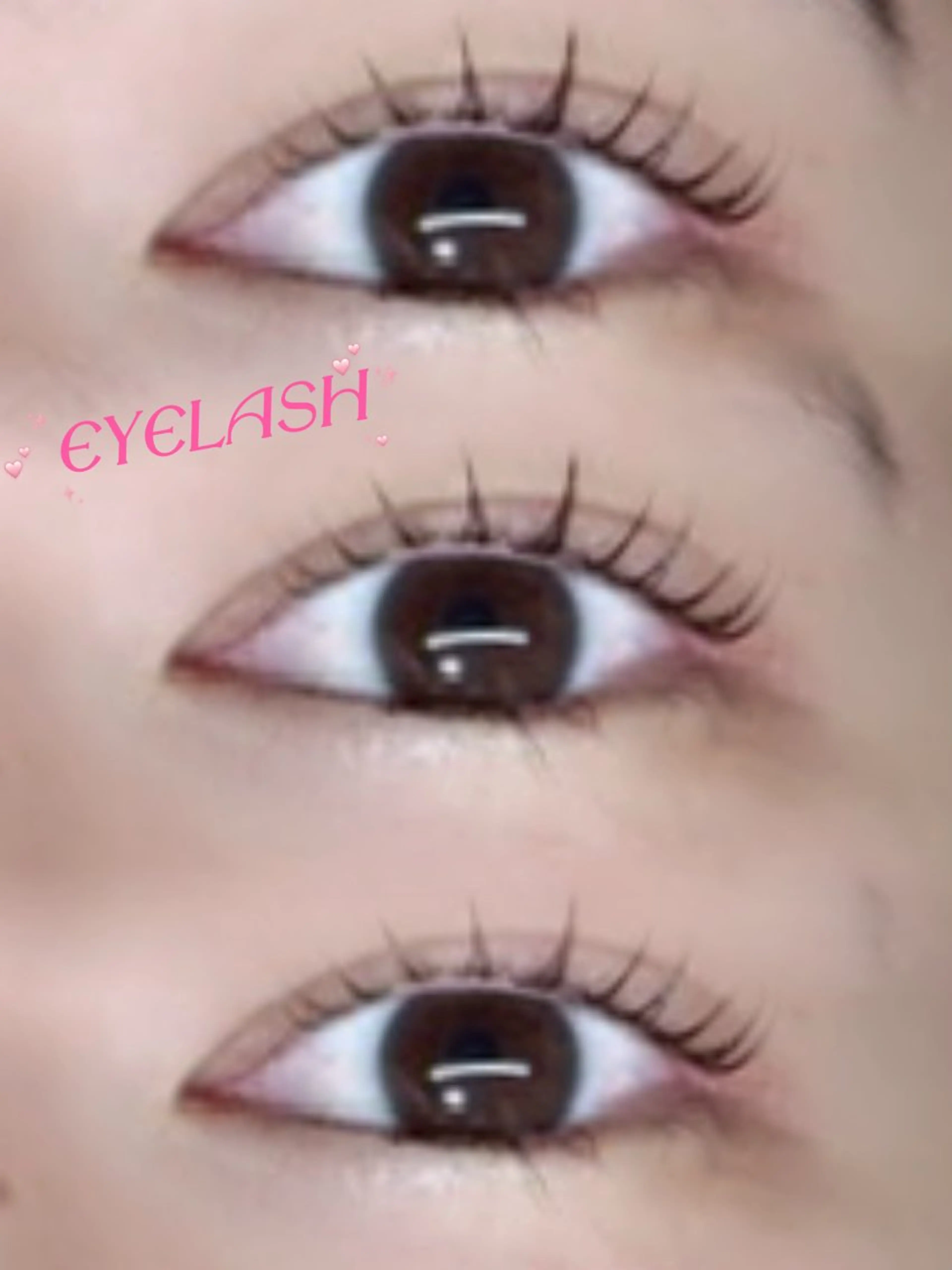 マツエク・マツパ 💞ふんわり束感まつ 毛&美眉🩰ミク💞のマツエク・マツパデザイン