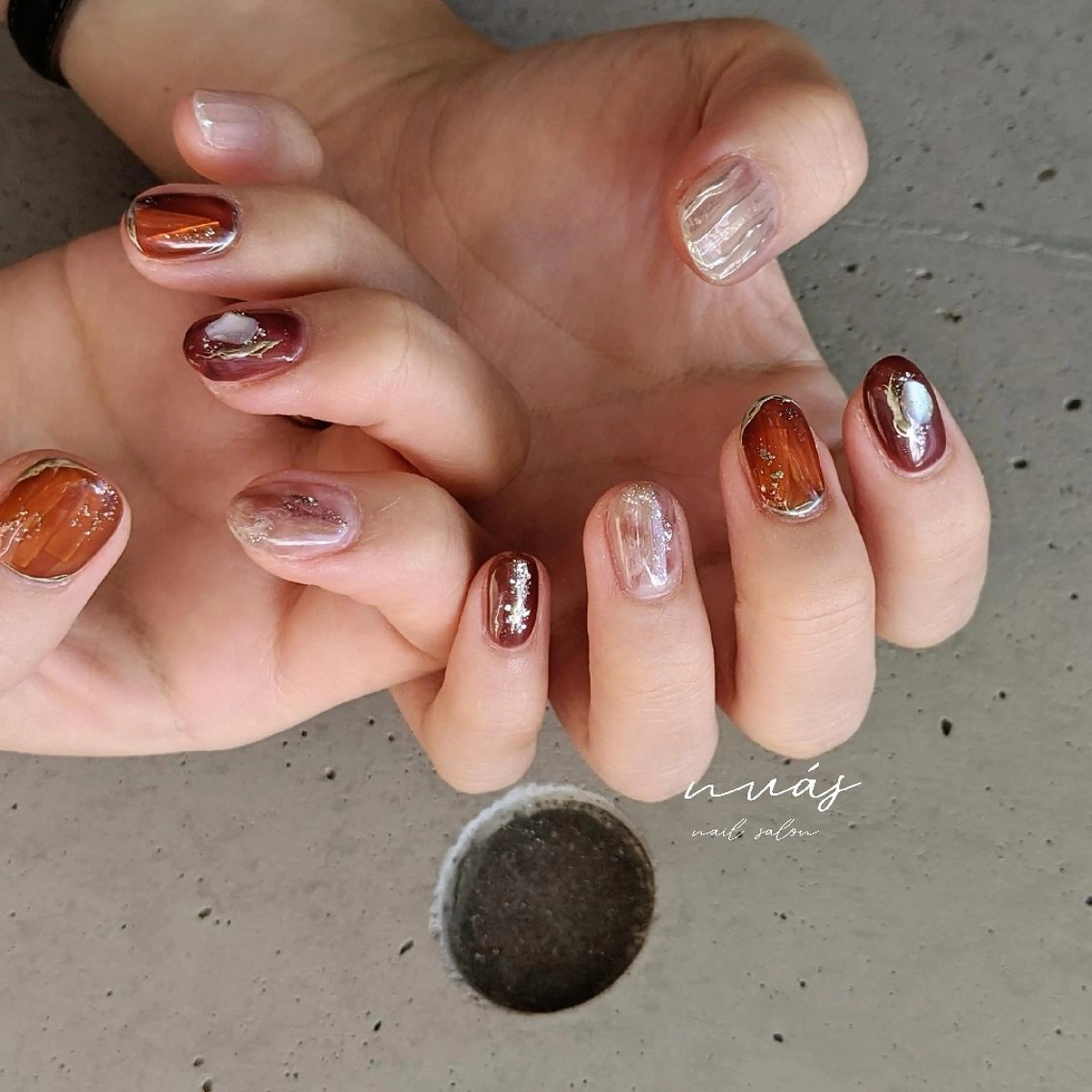 ネイル ハンドネイル nuás nail & eyeのネイルデザイン