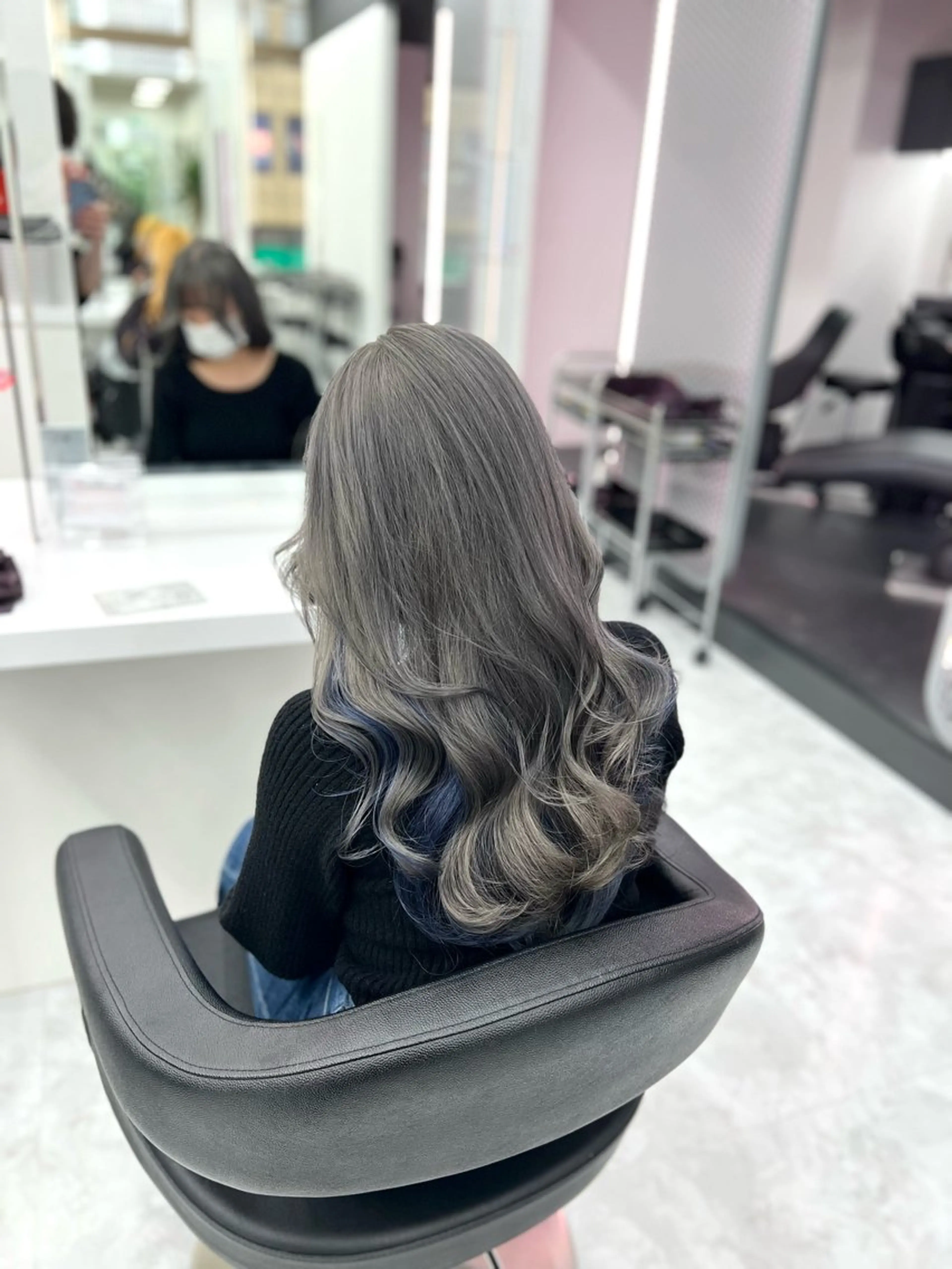 セミロング カラー ヘアアレンジ トリートメント ヘッドスパ ヘアセット 🫧暗髪/ハイトーン 🫧RYUTA🫧のヘアスタイル