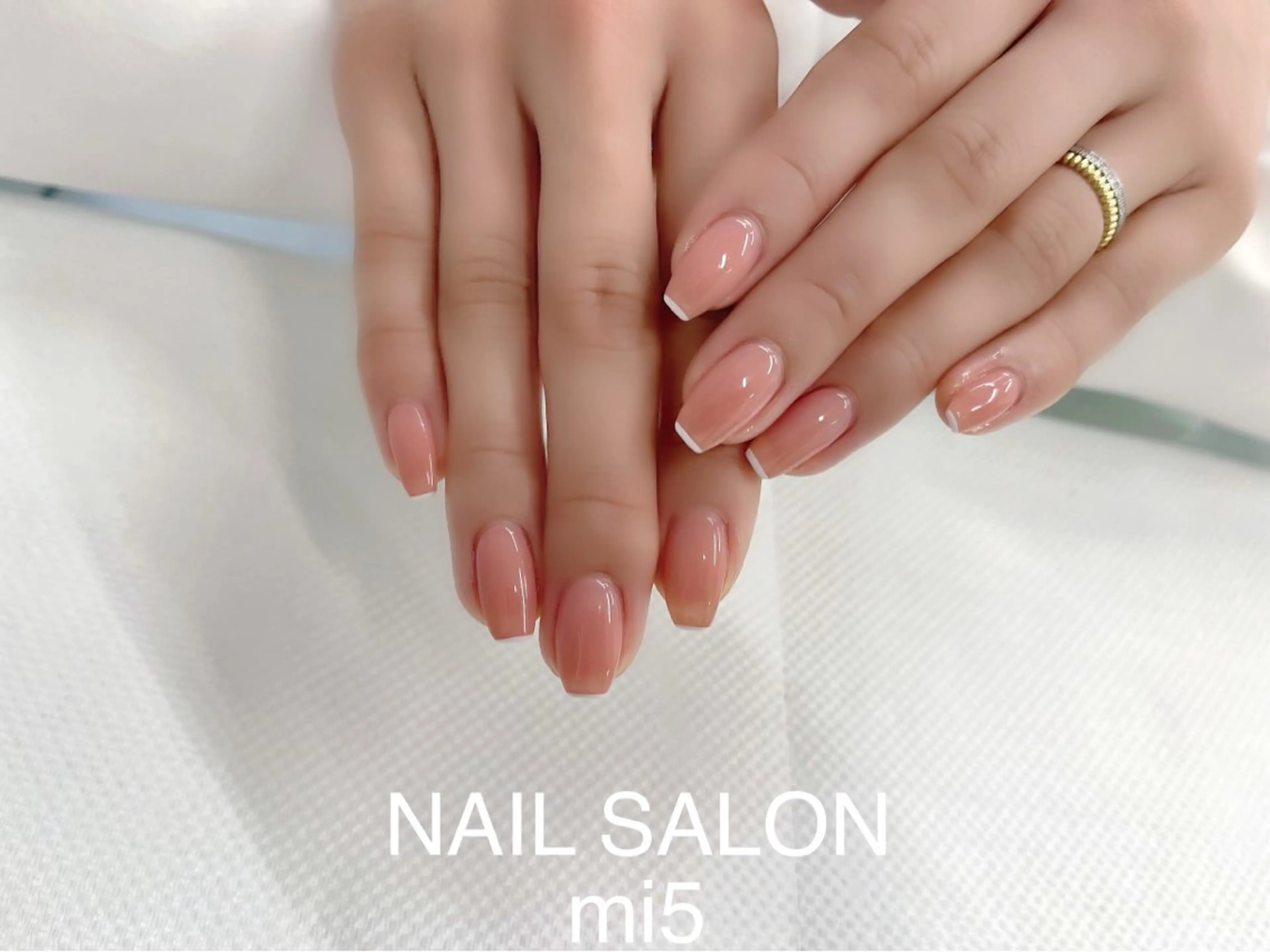 ネイル フレンチネイル NAIL SALON mi5／Momokoのネイルデザイン