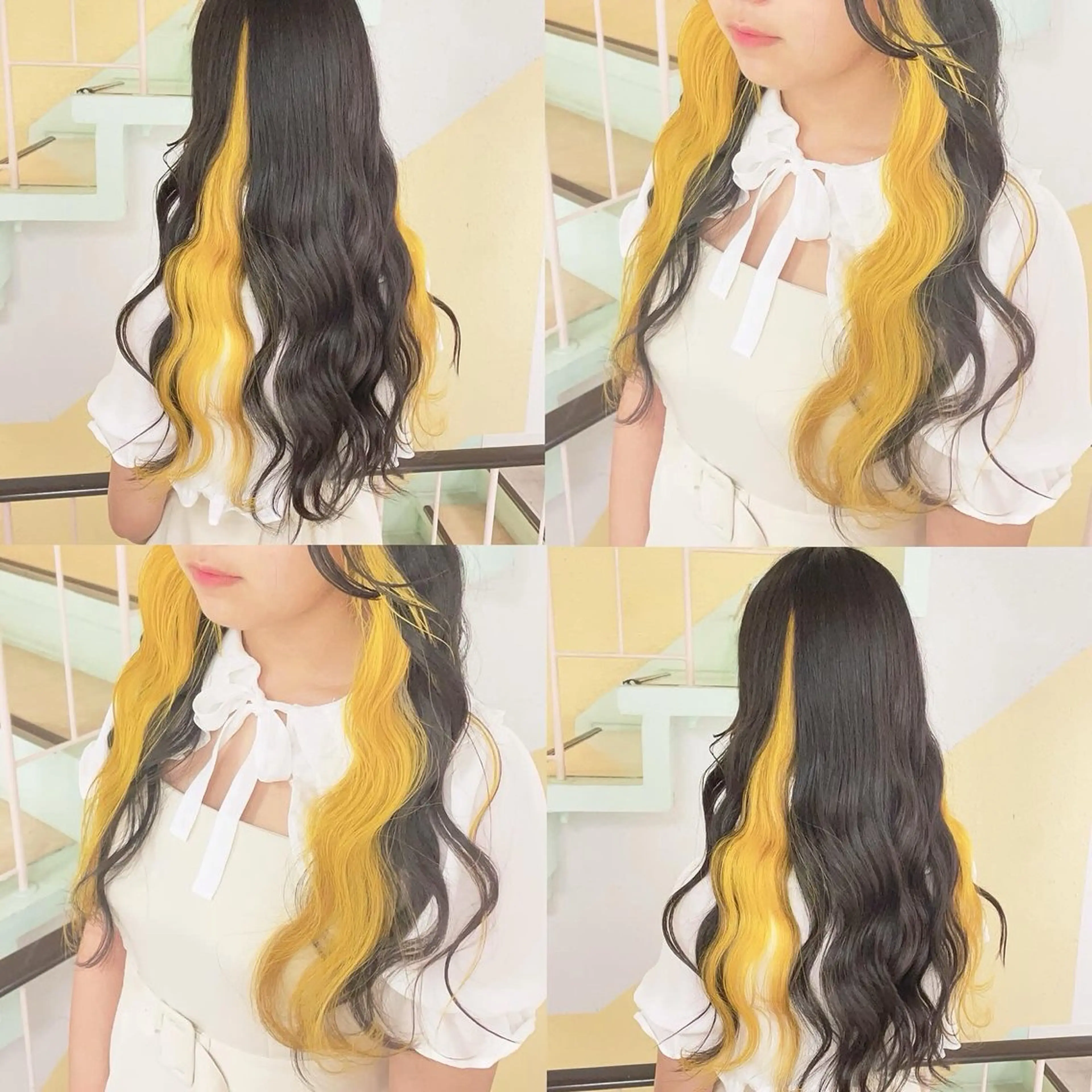 カラー ヘアカラー トリートメント 渋谷:インナーカラー ／🍒エリカ🍒のヘアスタイル