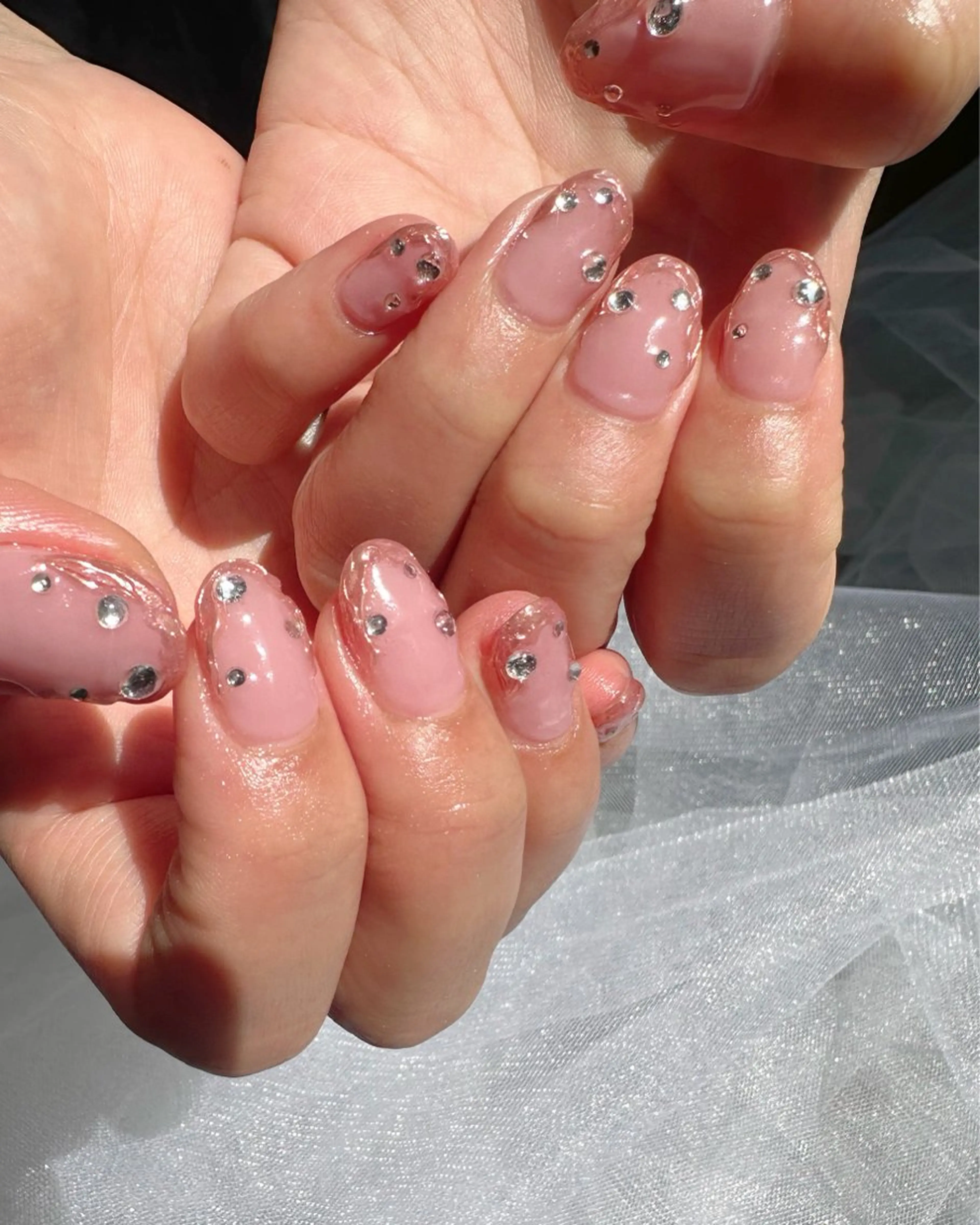 ネイル アートネイル フレンチネイル 氷ネイル・うるうるネイル 韓国ネイル ミラーネイル 🪞KAPE NAIL 🪞のネイルデザイン