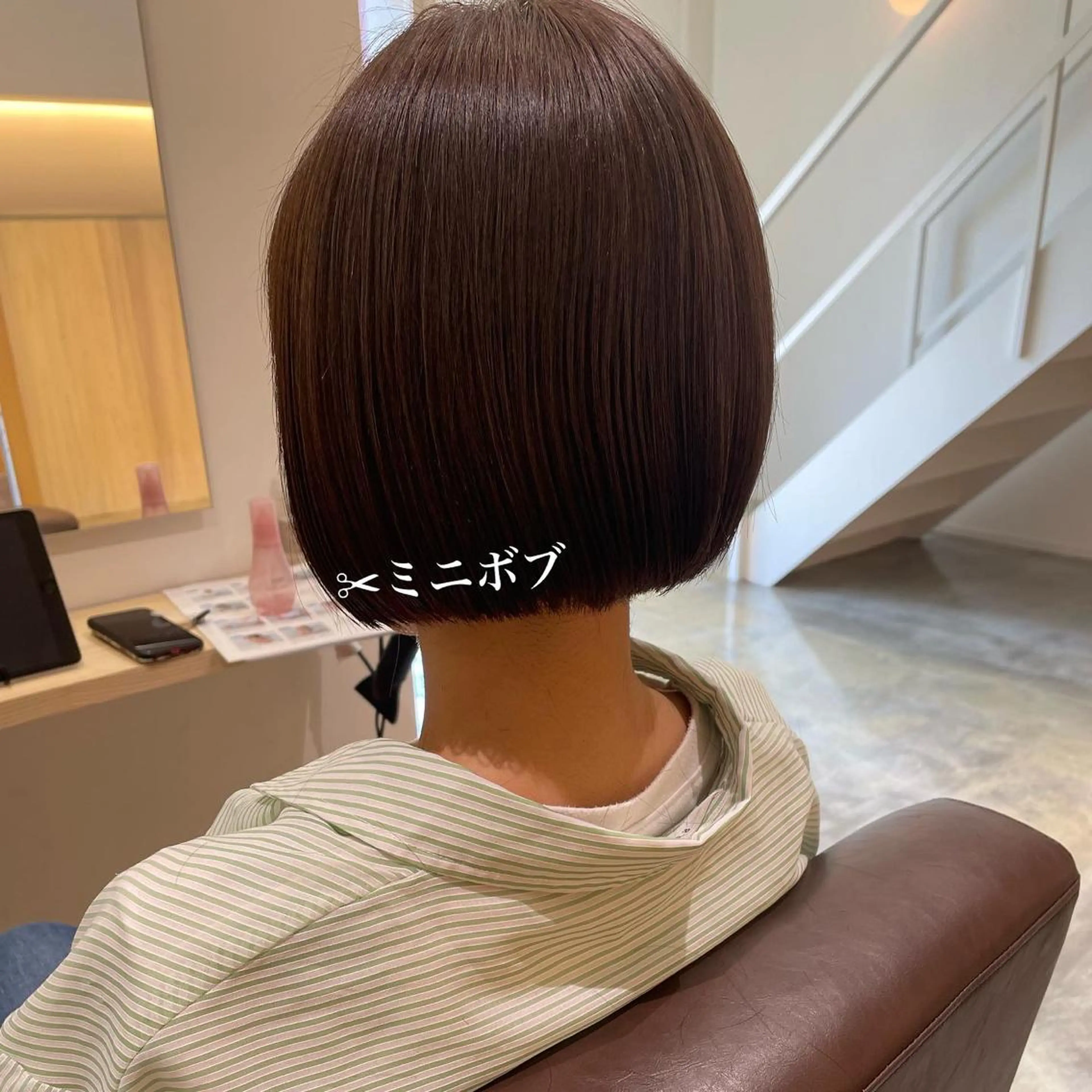 ショート カラー ボブ カット ヘアカラー トリートメント 北九州美容室 🕊️わかな✂︎のヘアスタイル