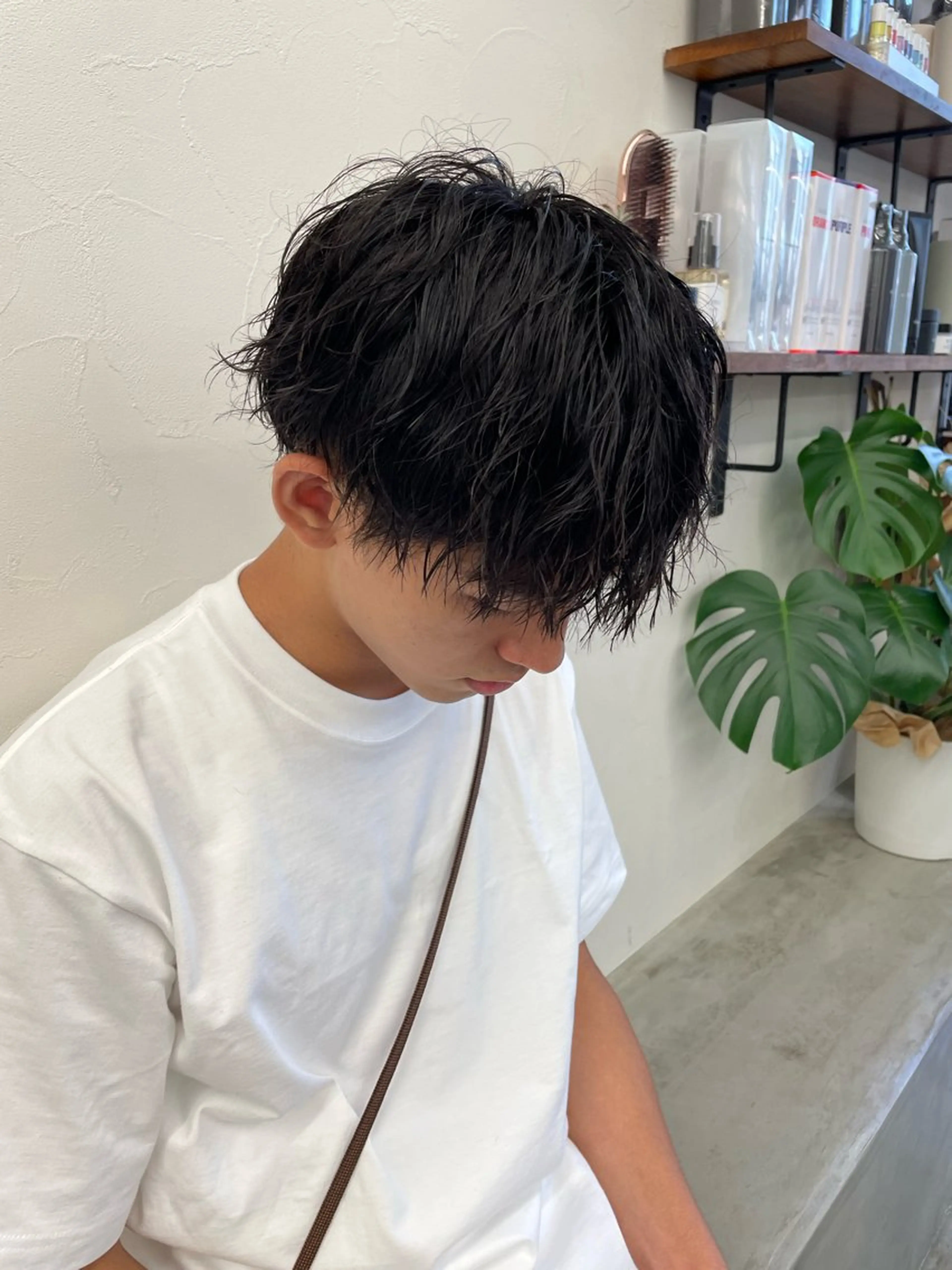 パーマ メンズ カット 🪐Men's🪐 ニュアンス/リョウガのヘアスタイル