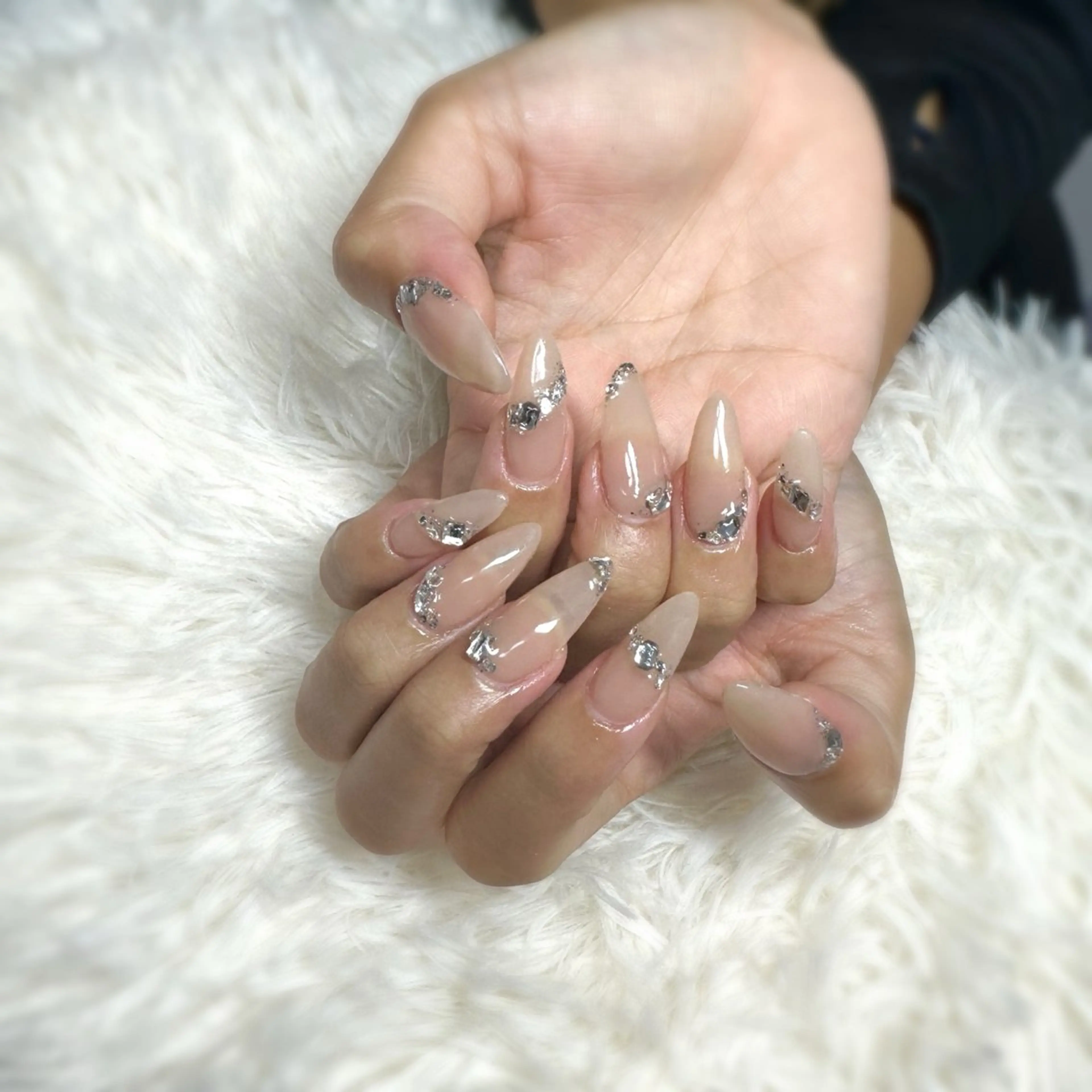 ネイル 長さ出し 持ち込み ハンドネイル フットネイル nailsalon Any'bのネイルデザイン