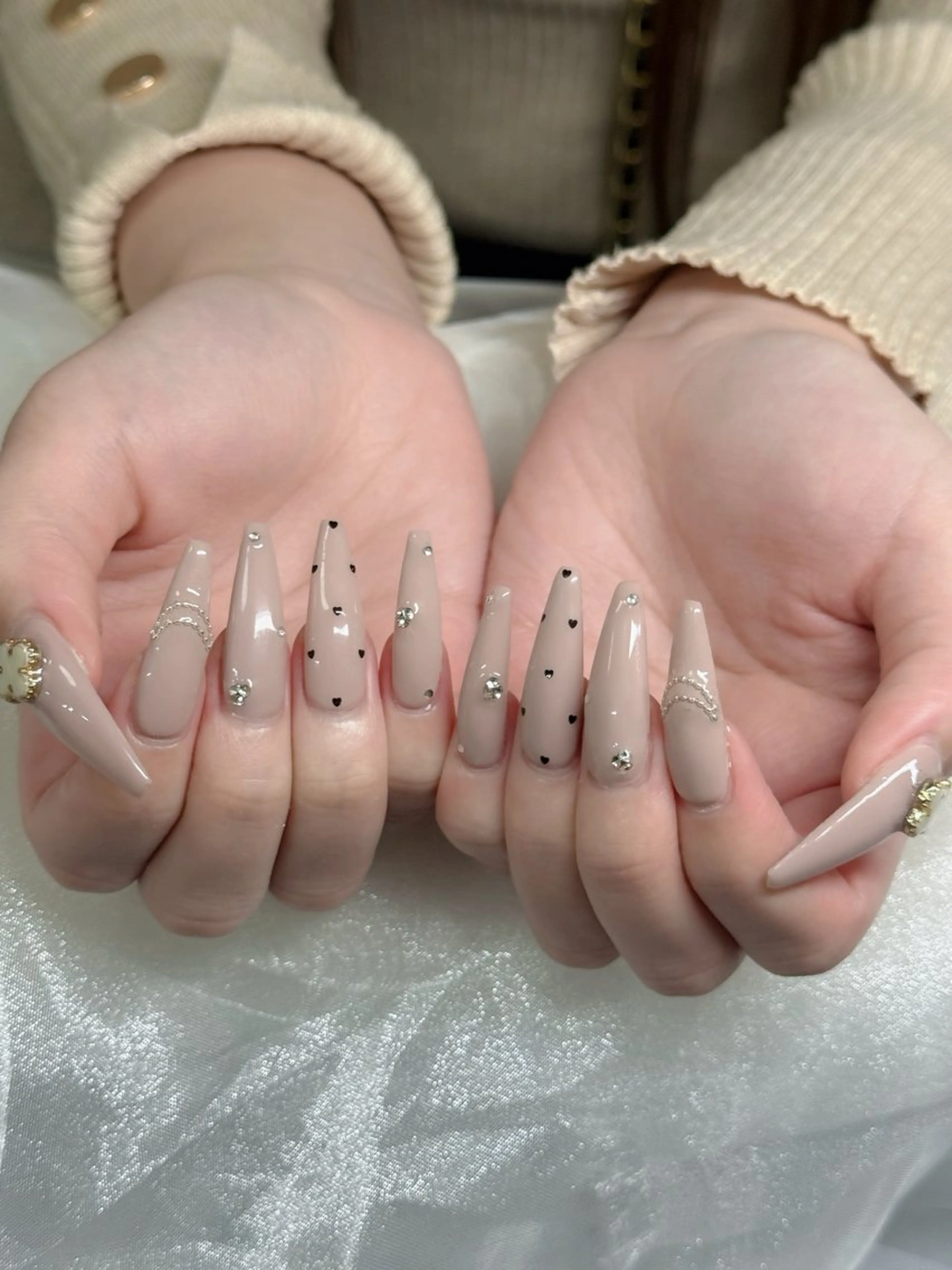 ネイル フットネイル フレンチネイル グラデーション 韓国ネイル ロングネイル ハンドネイル Hani Nail Salonのネイルデザイン