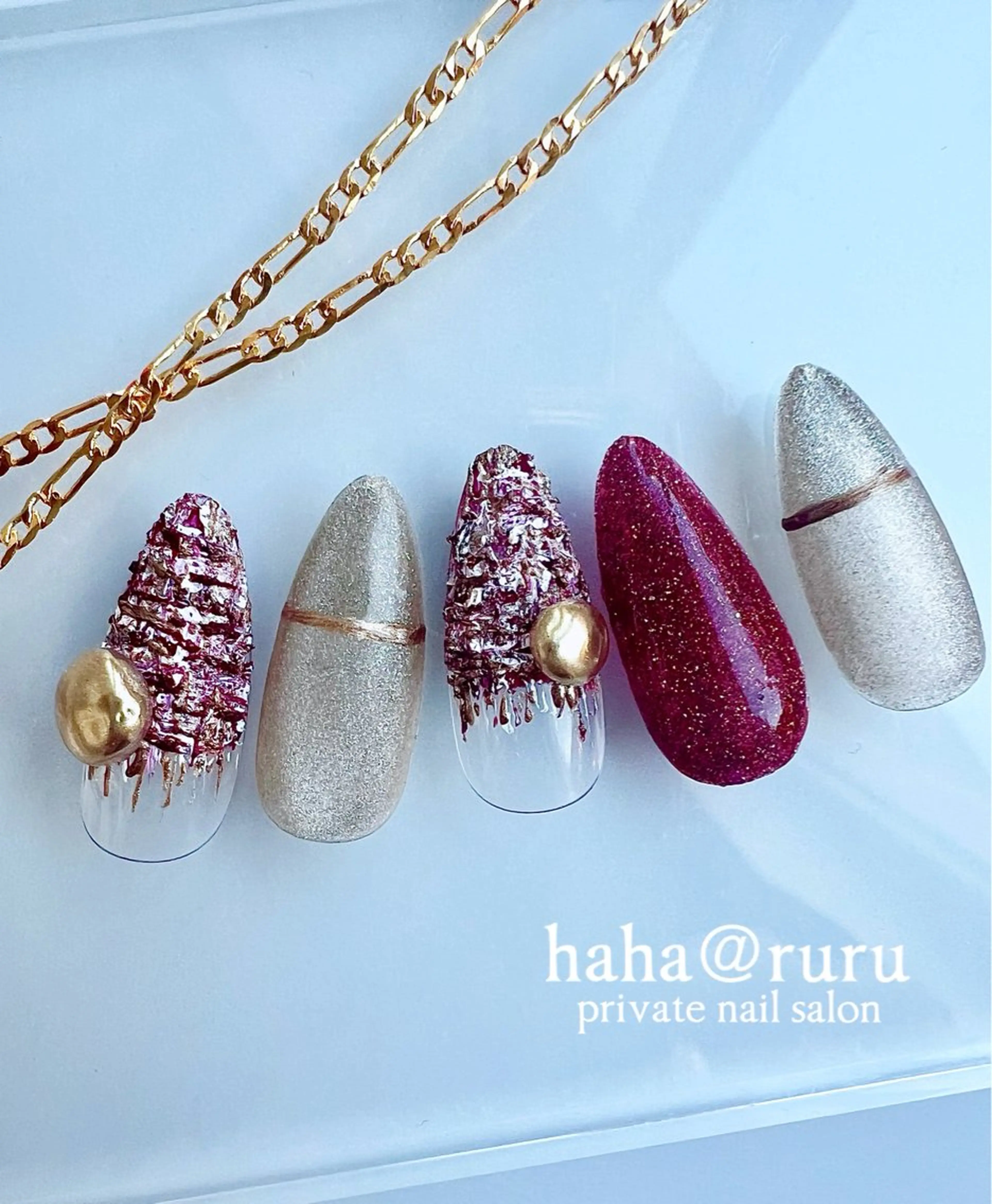 ネイル haha@ ruruのネイルデザイン