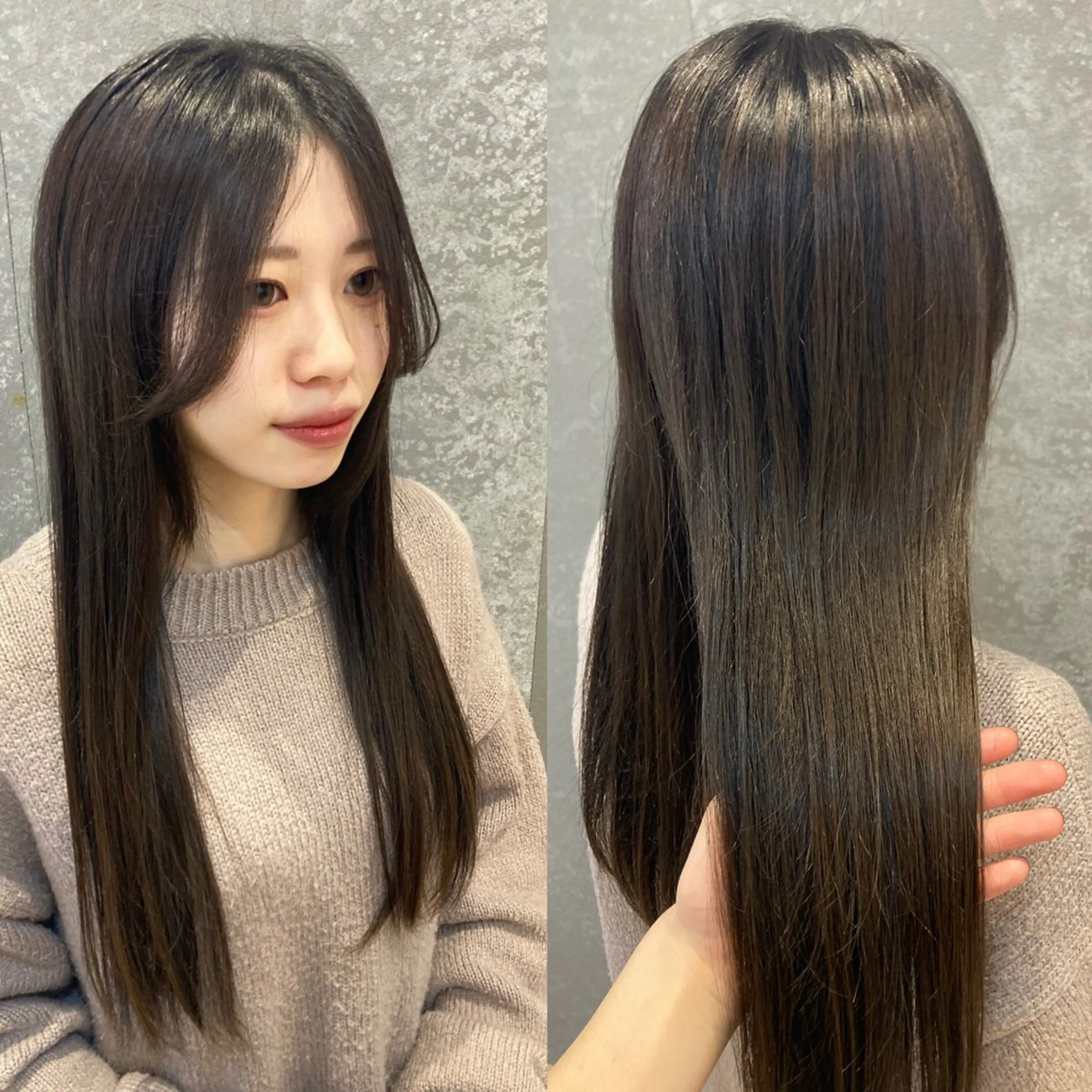 セミロング schon所属・み うのヘアスタイル