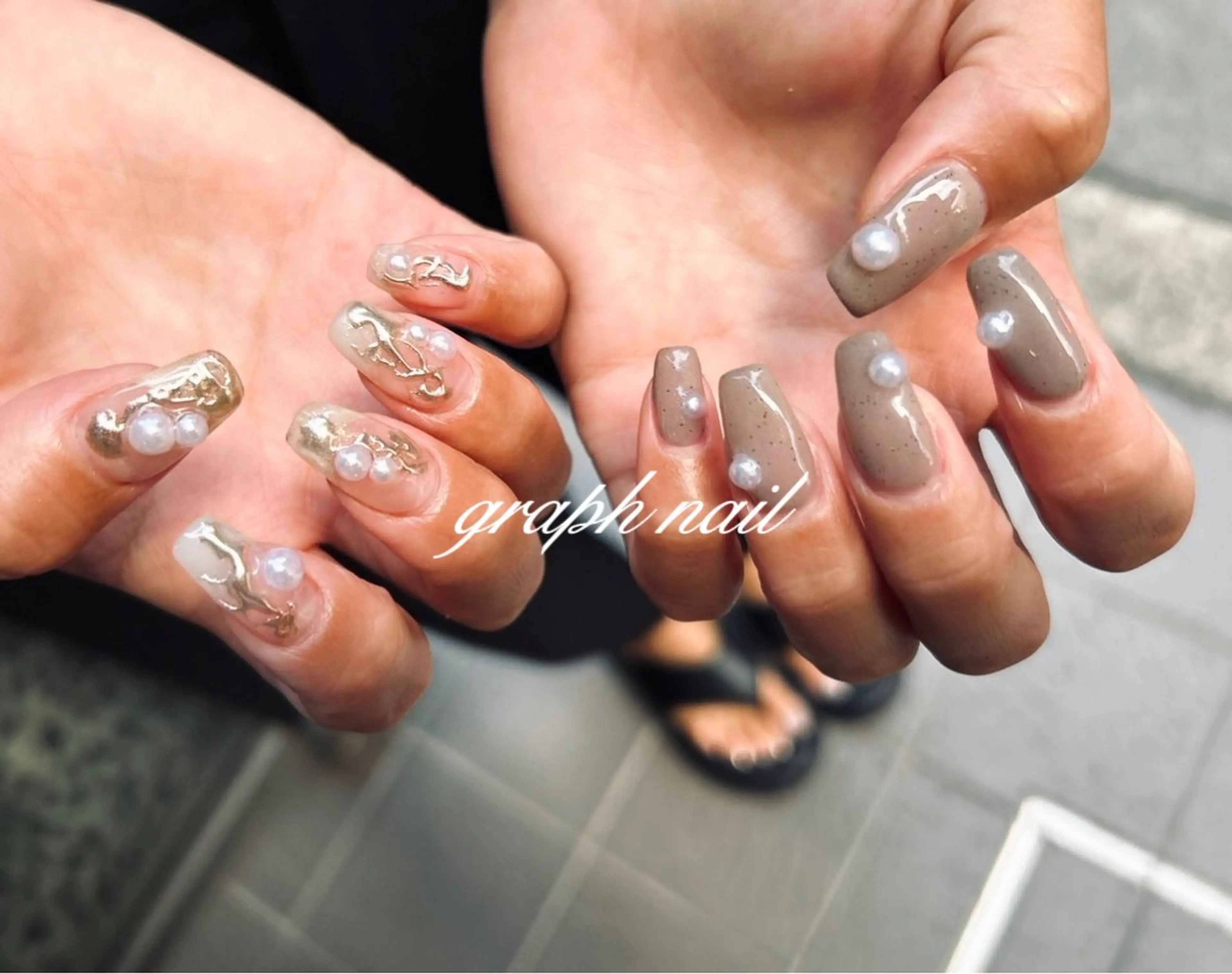 ネイル ハンドネイル graph nail【グラフ ネイル】所属・graphnail‪ ‪‪❤︎‬manaのネイルデザイン