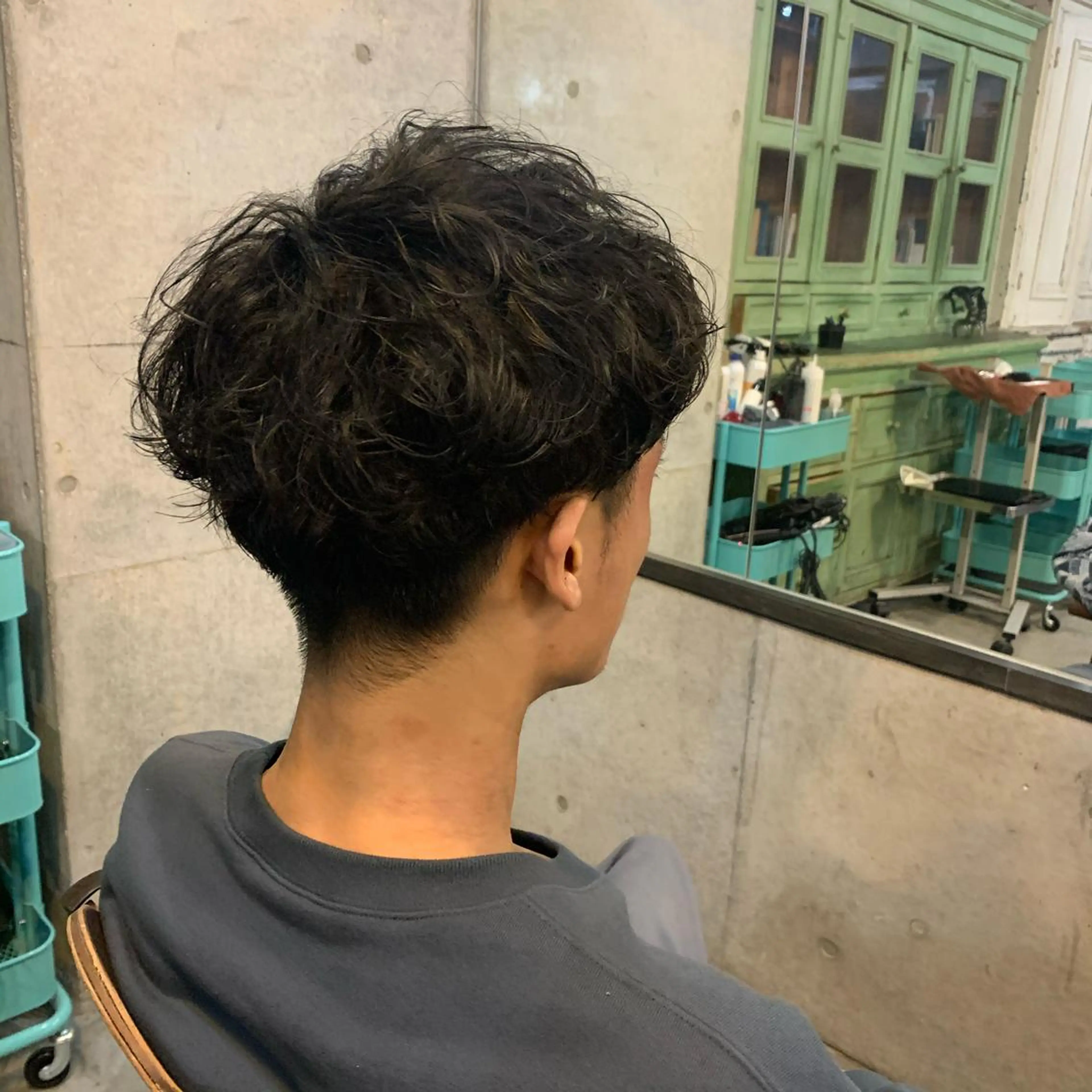 パーマ メンズ メンズパーマ カット パーマ kimika🥑 メンズ/髪質改善のヘアスタイル