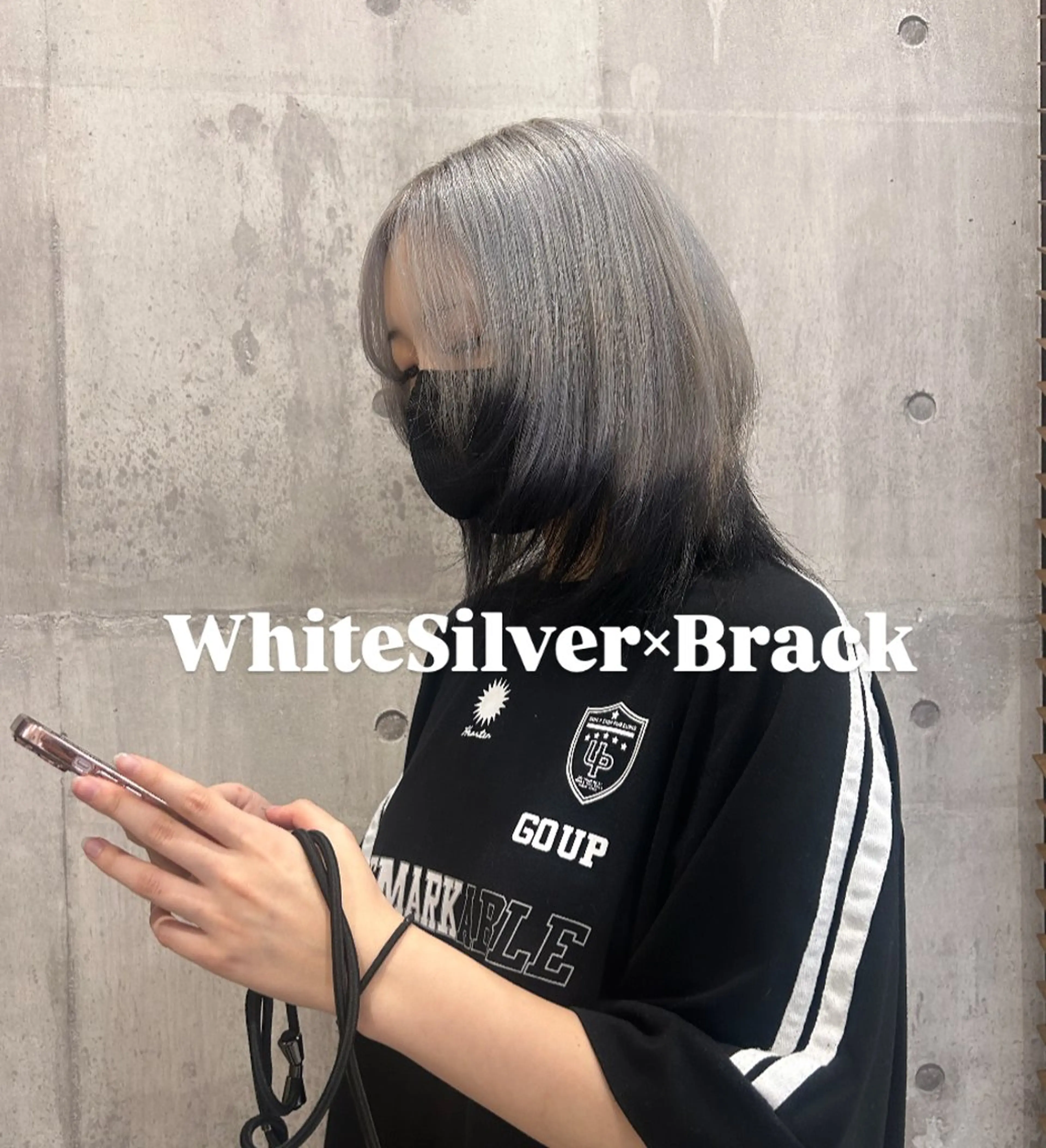 セミロング カラー ブリーチ ケアブリーチ デザインカラー ハイトーンカラー 髪質改善 ヘアカラー PRODUCTIONS宇都宮所属・宇都宮唯一の薬剤使用 Ryukiのヘアスタイル
