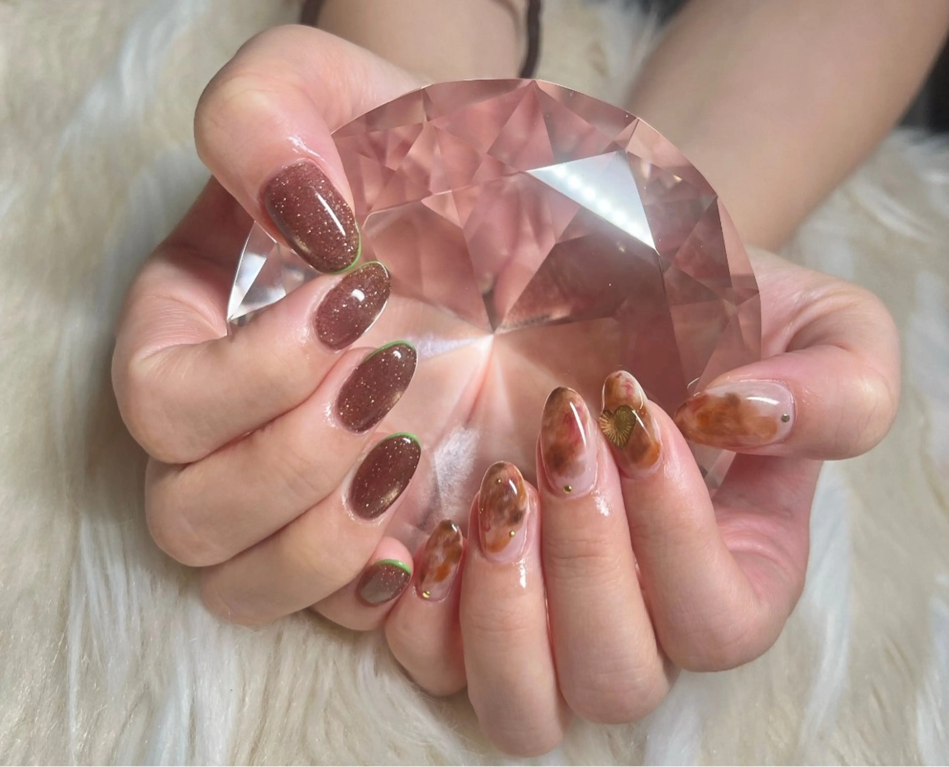 ネイル 長さ出し フットネイル フレンチネイル ジェルネイル グラデーション ハンドネイル Nail&eye Belire 新宿のネイルデザイン