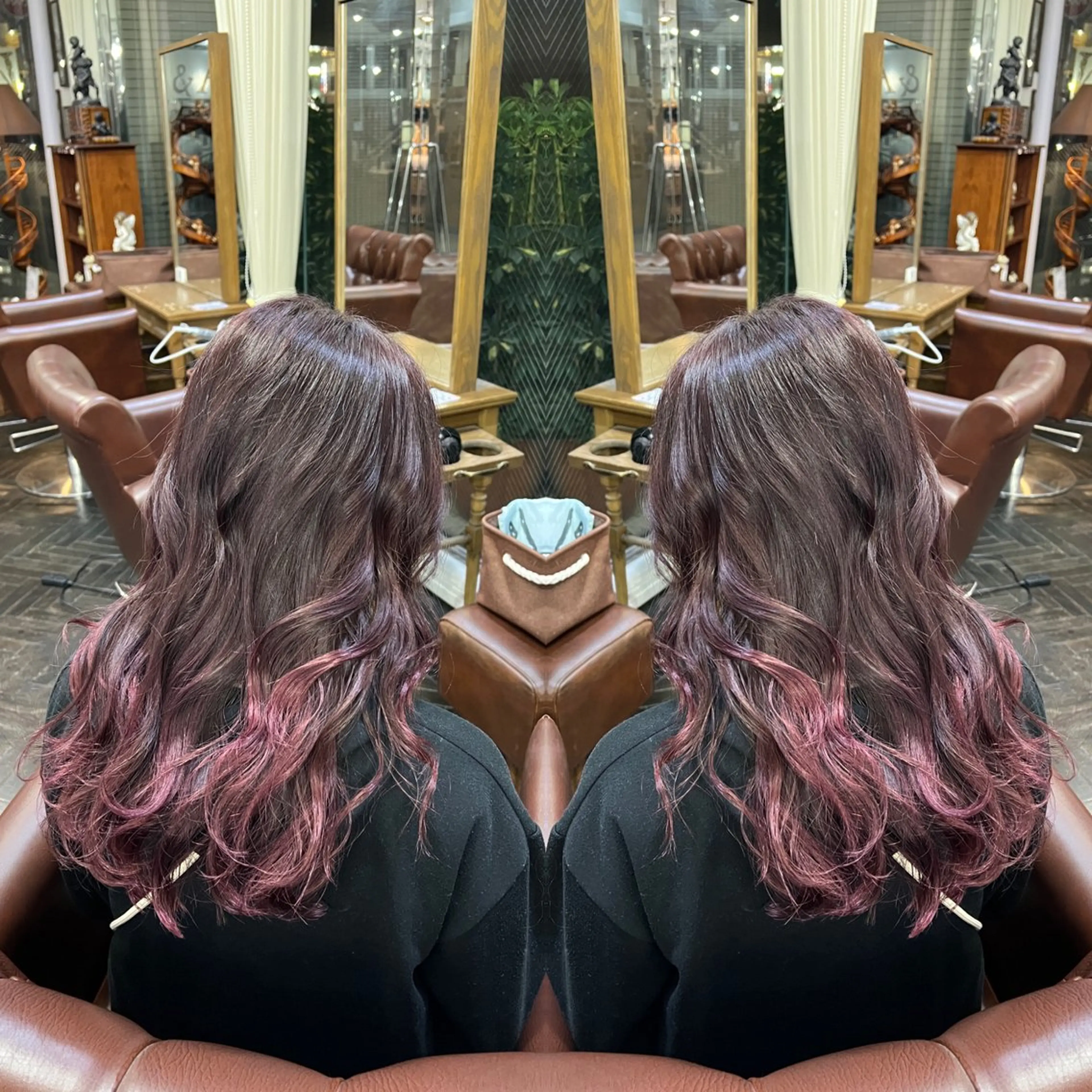 ロング カラー レイヤー/ボブ/ ミニボブ/AOIのヘアスタイル