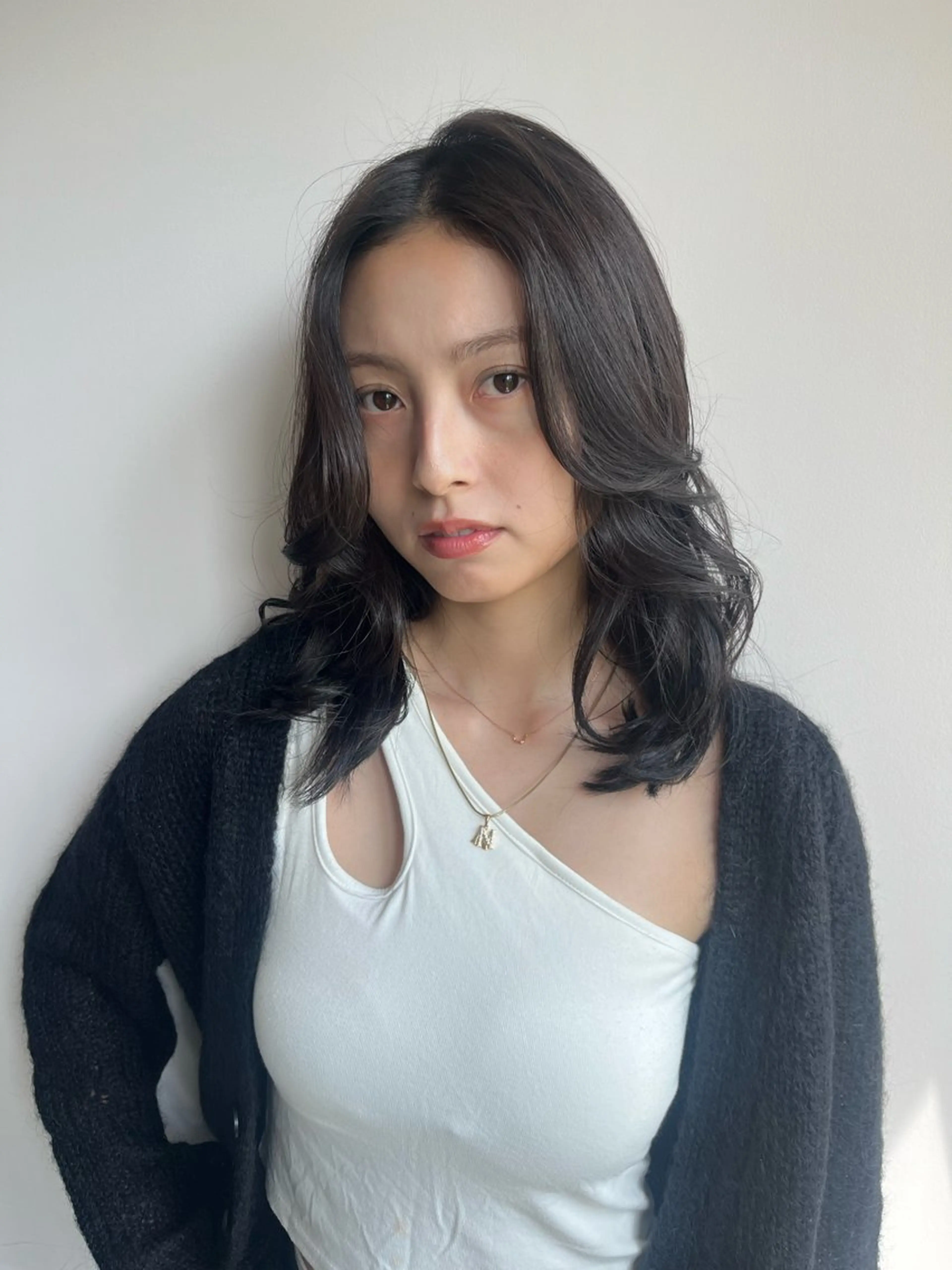 ロング パーマ ナガノリノ /ボブ/ ベージュ/暖色のヘアスタイル