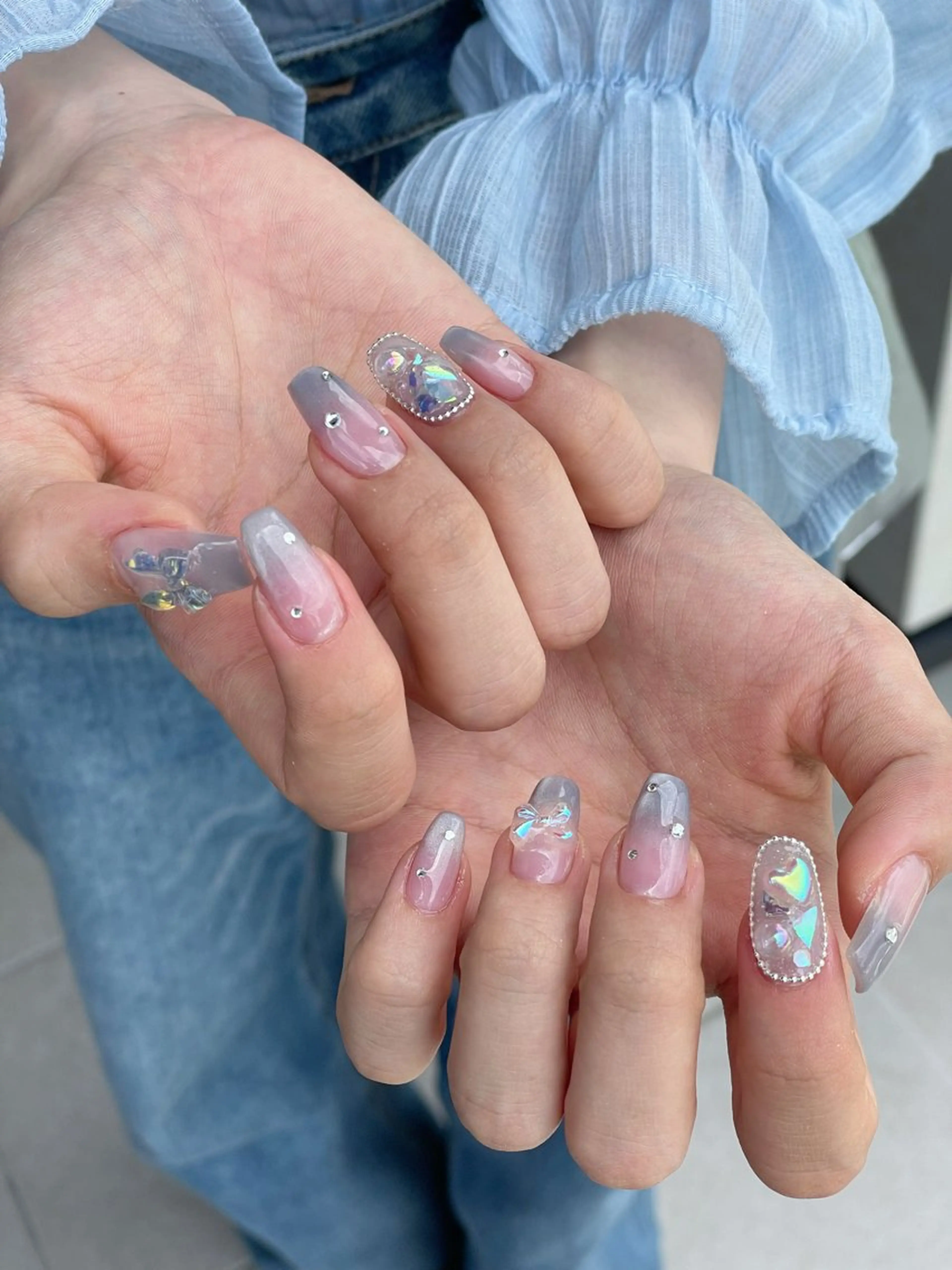 ネイル キラキラネイル ハンドネイル 〜hau nail〜 YUKIのネイルデザイン