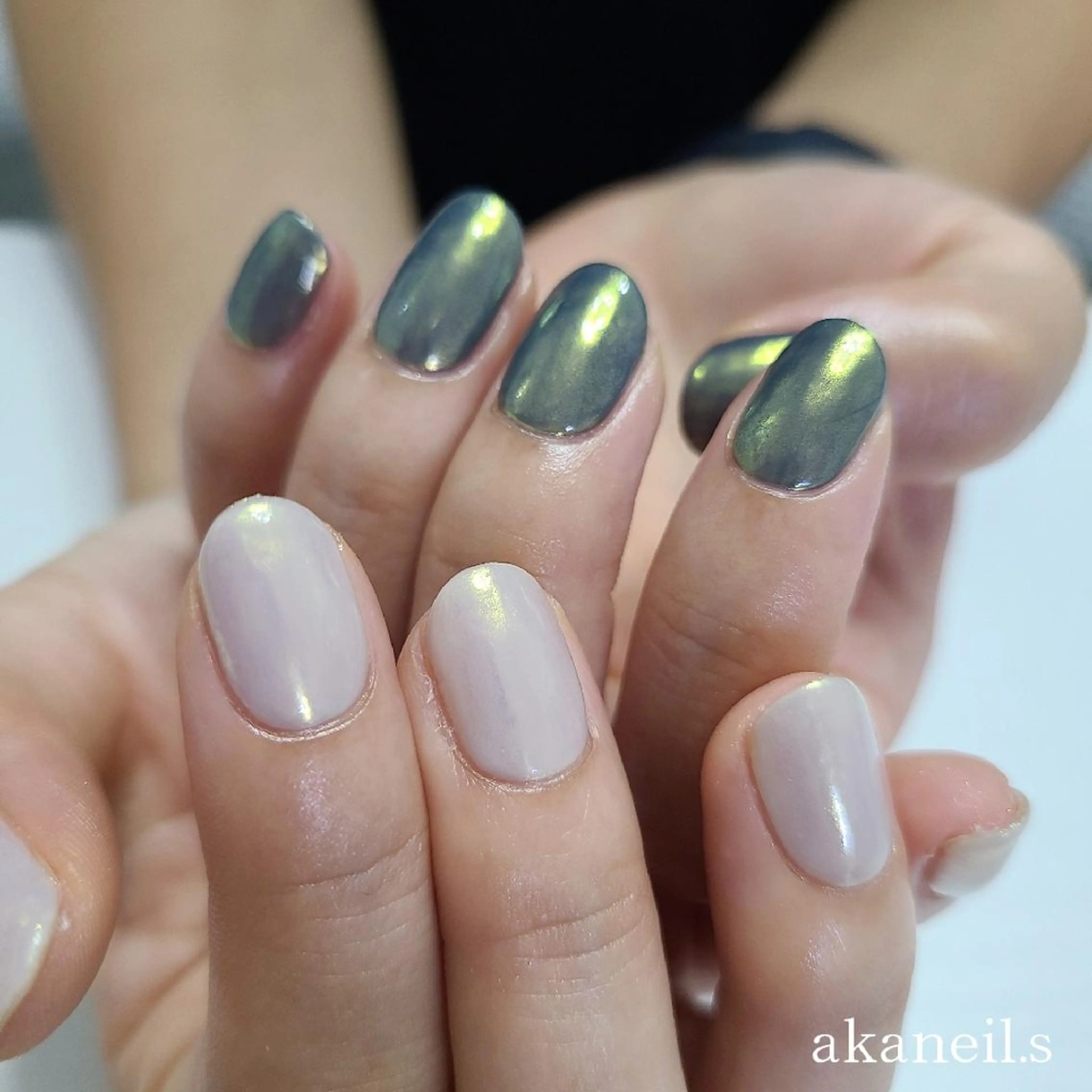 ネイル オーロラネイル 【akaneils】 アカネのネイルデザイン