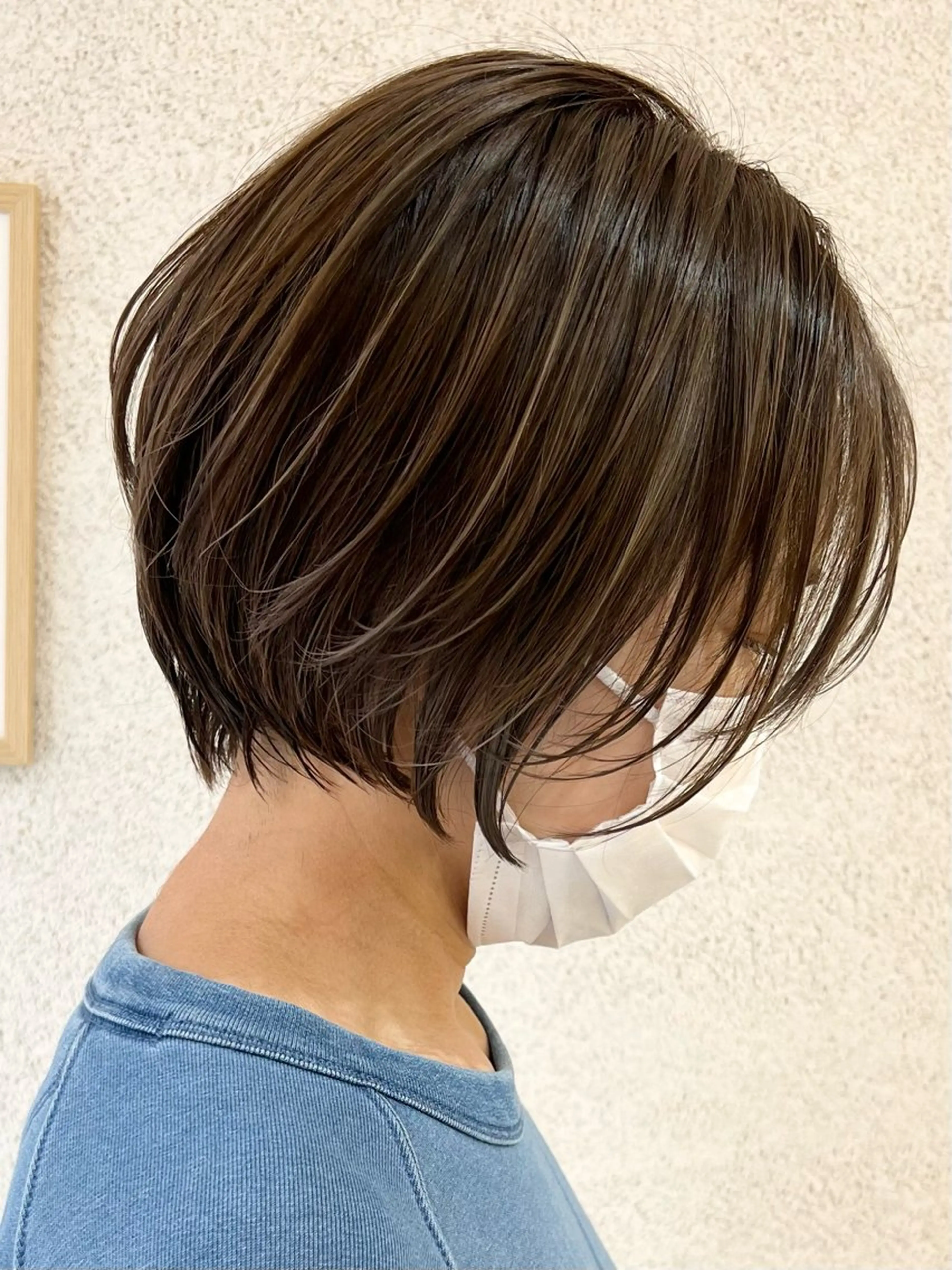 カット+ハイライトカラーの写真