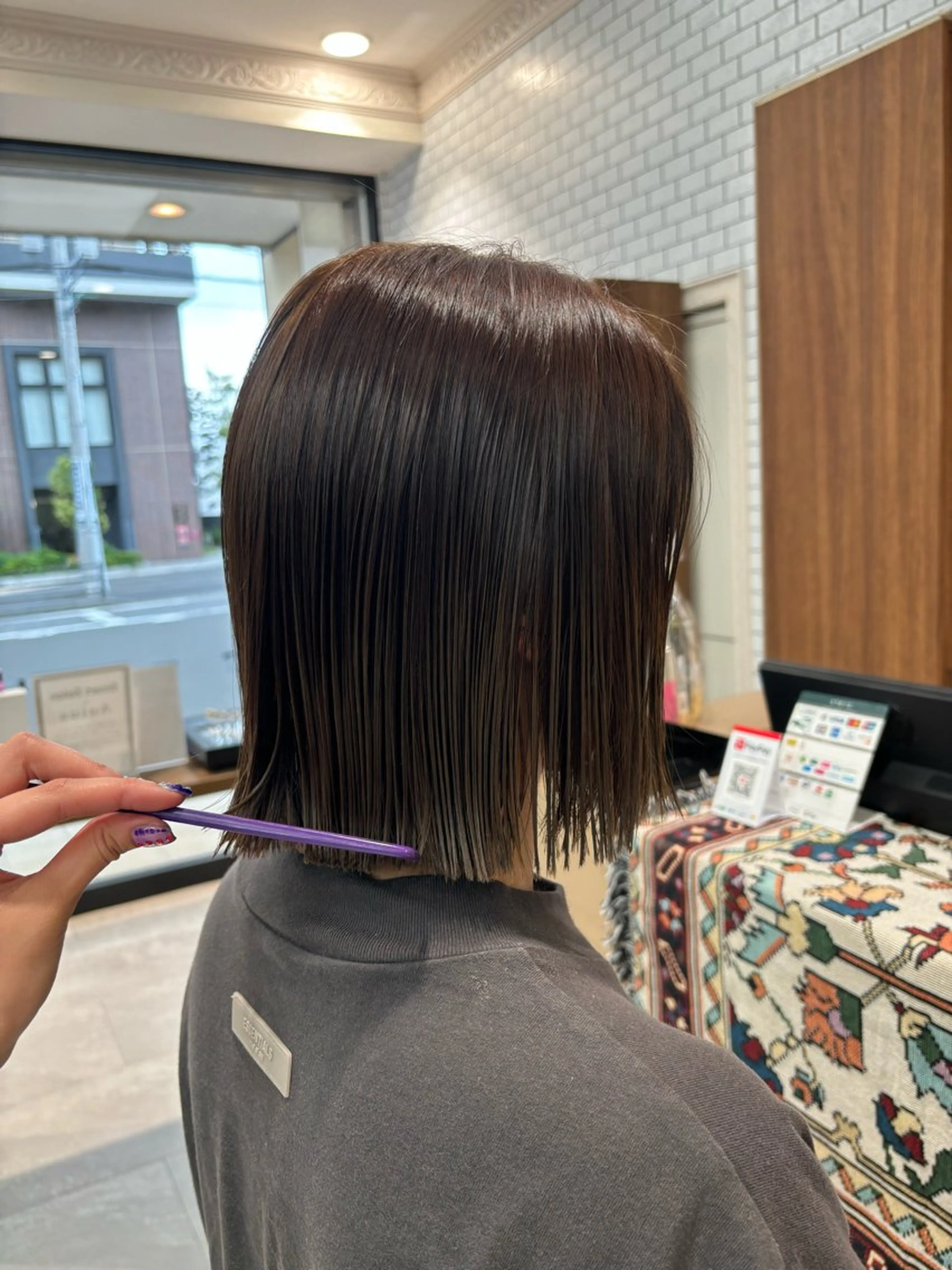 ショート カラー カット ヘアカラー shoko/ 海外ガール風パーマのヘアスタイル