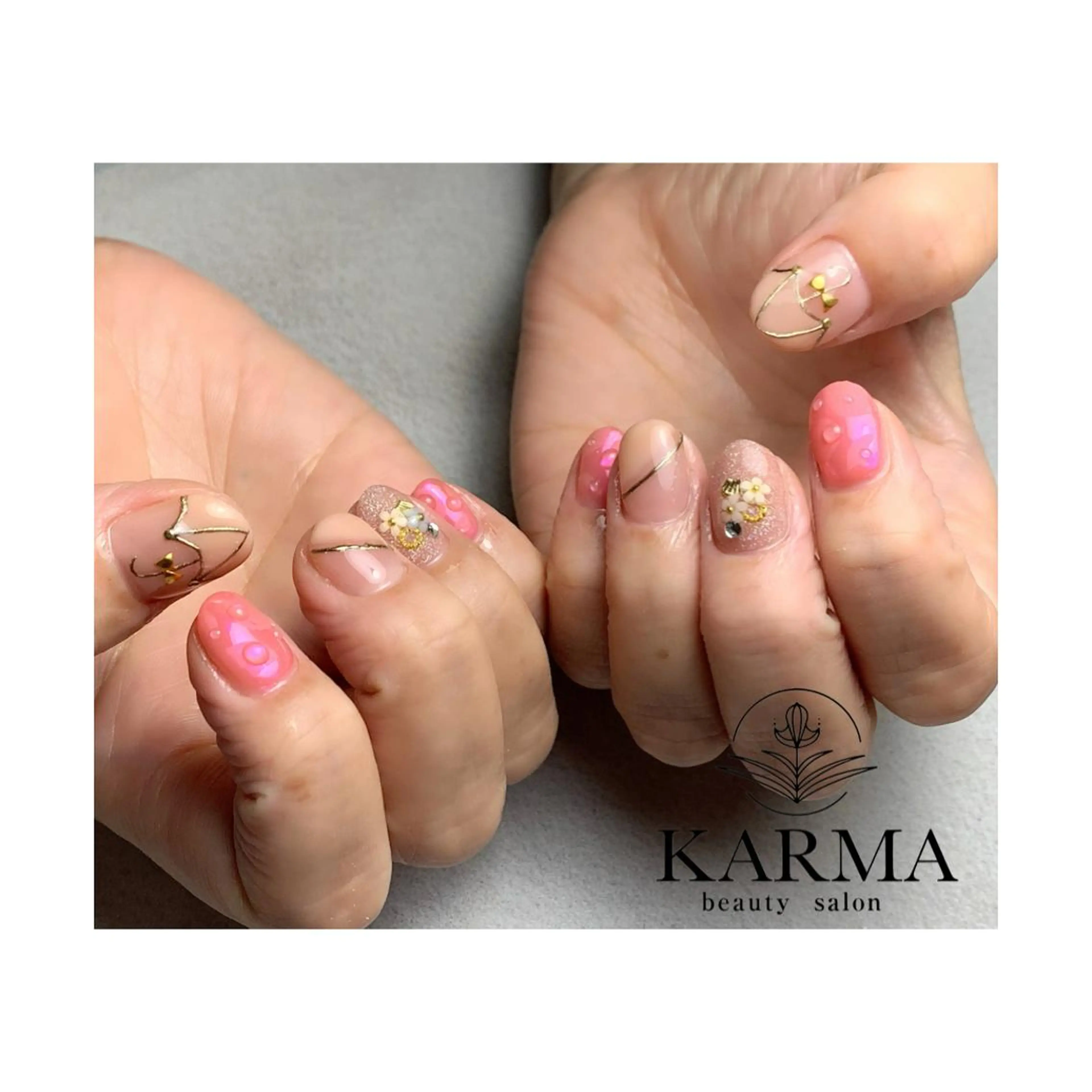 ショート ネイル ハンドネイル KARMA salonのネイルデザイン