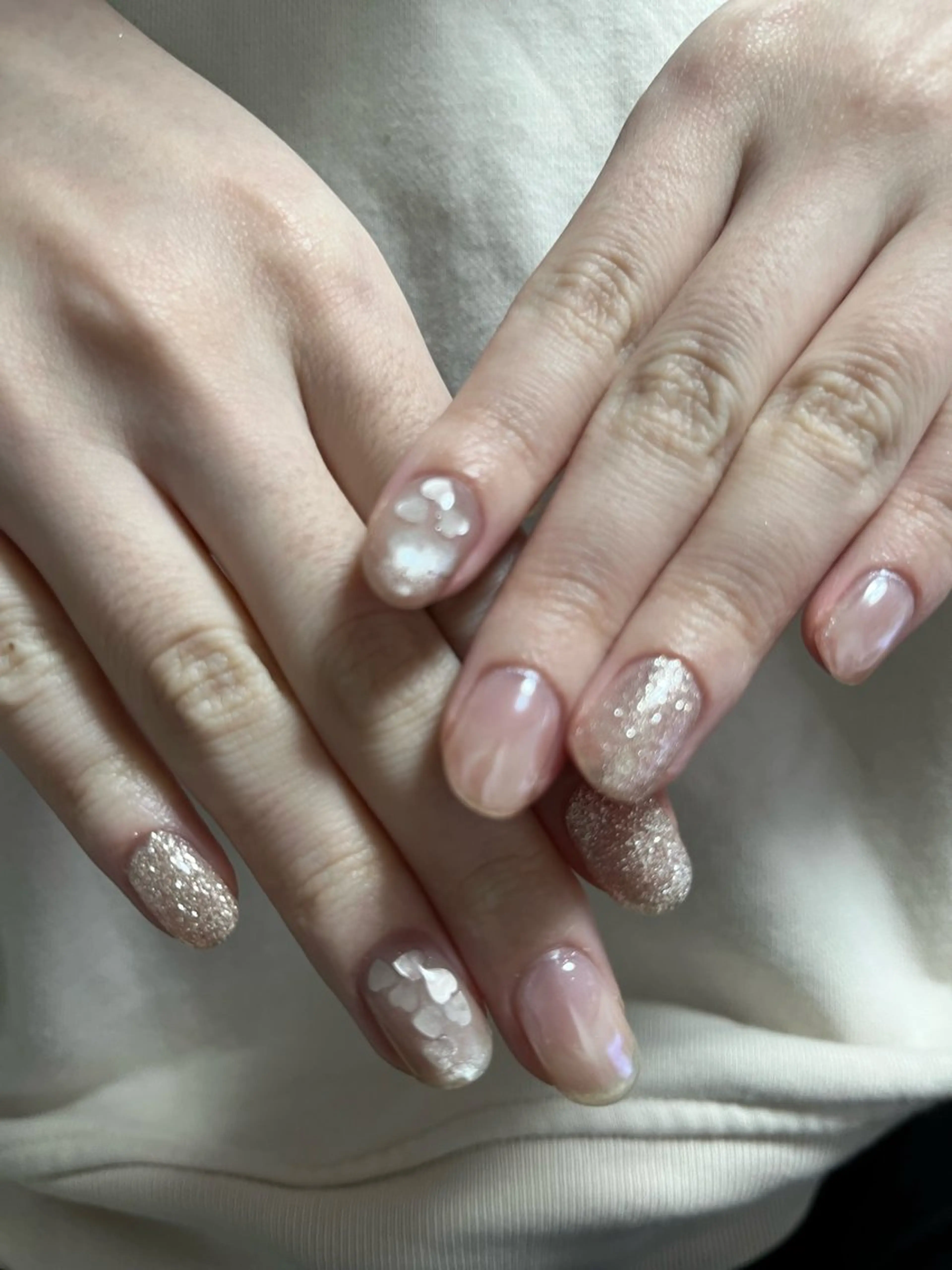 ネイル ハート マグネットネイル GO TODAY  SHAiRE  SALON 横浜solace店所属・yuuna ネイルモデル募集中のネイルデザイン