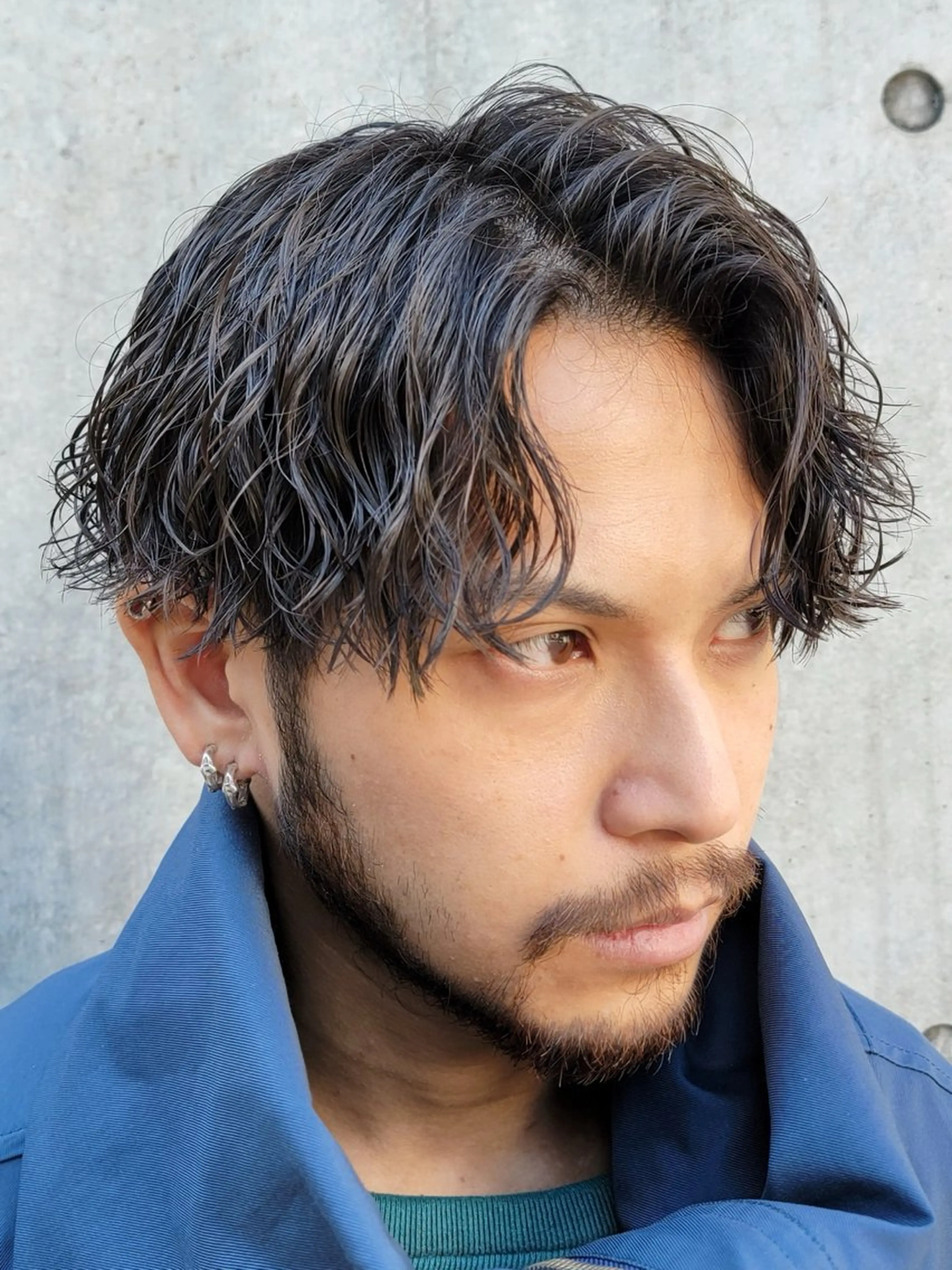 パーマ メンズ フェザーパーマ マッシュ メンズパーマ 学生（メンズ向け） メンズツイストパーマ fifth men's原宿所属・fifth/原宿/ シャドウパーマ/カズのヘアスタイル