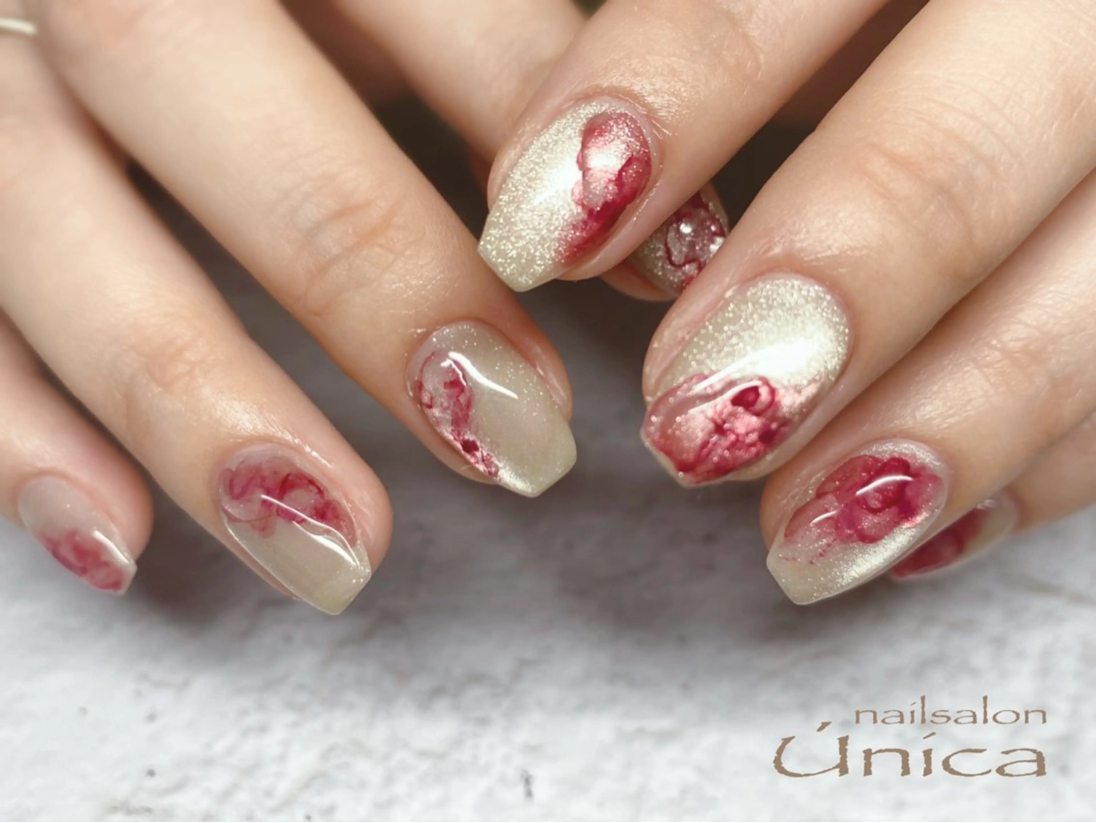 ネイル ハンドネイル nailsalon Única　ウニカのネイルデザイン