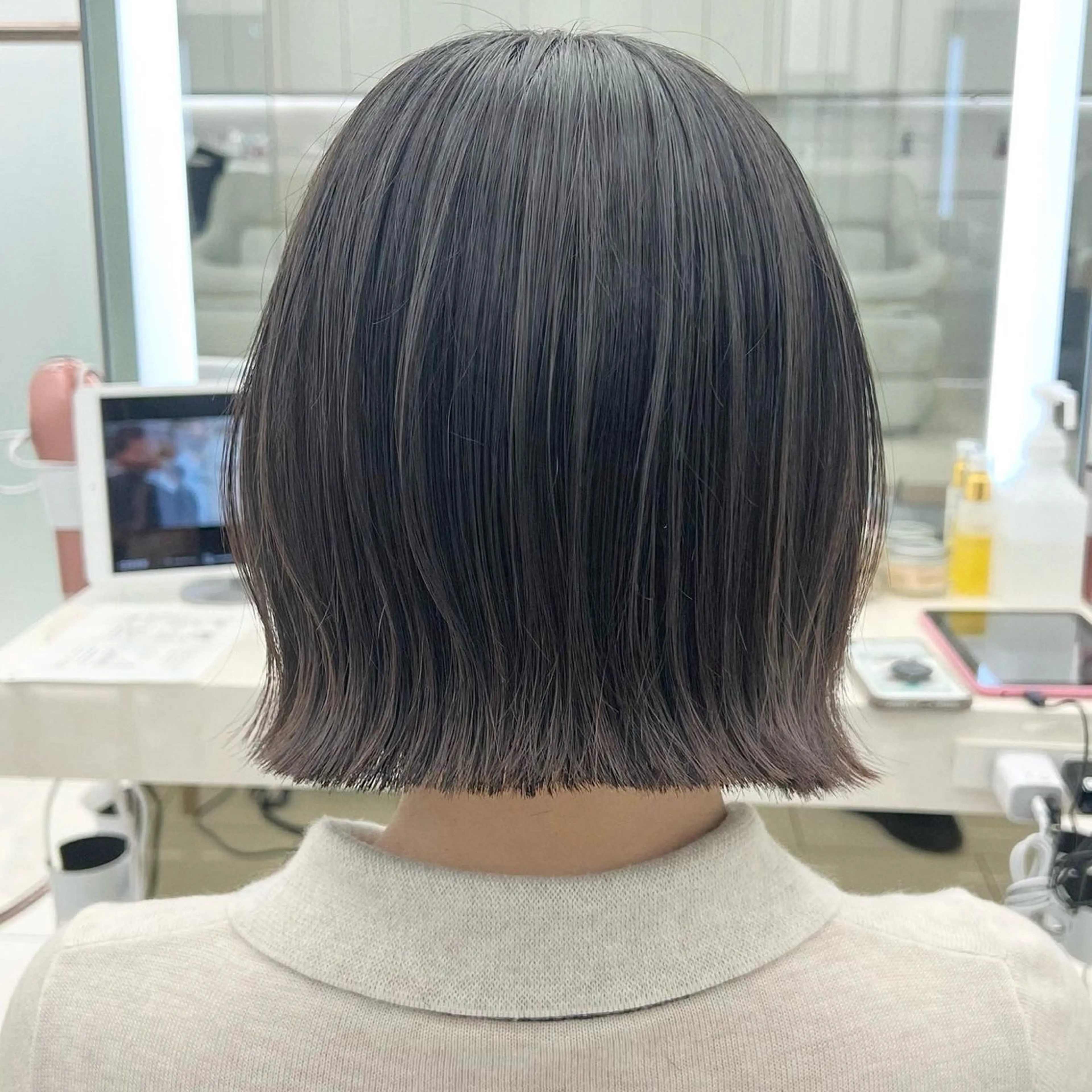 ショート カラー COA GINZA 空也/前髪/顔まわりのヘアスタイル