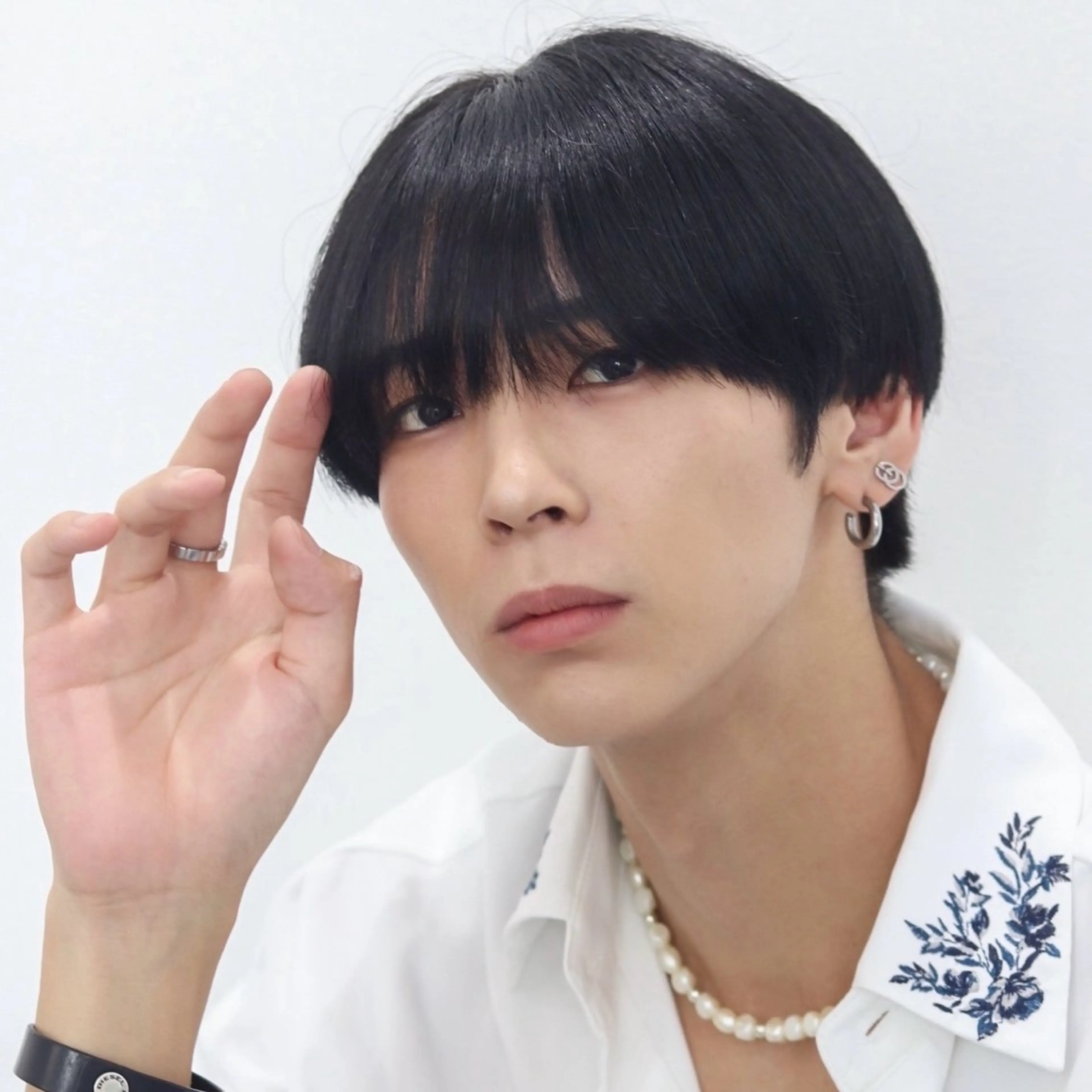 ミディアム カラー パーマ メンズ カット 縮毛矯正 トリートメント メンズ特化 😎キョウヘイ😎のヘアスタイル