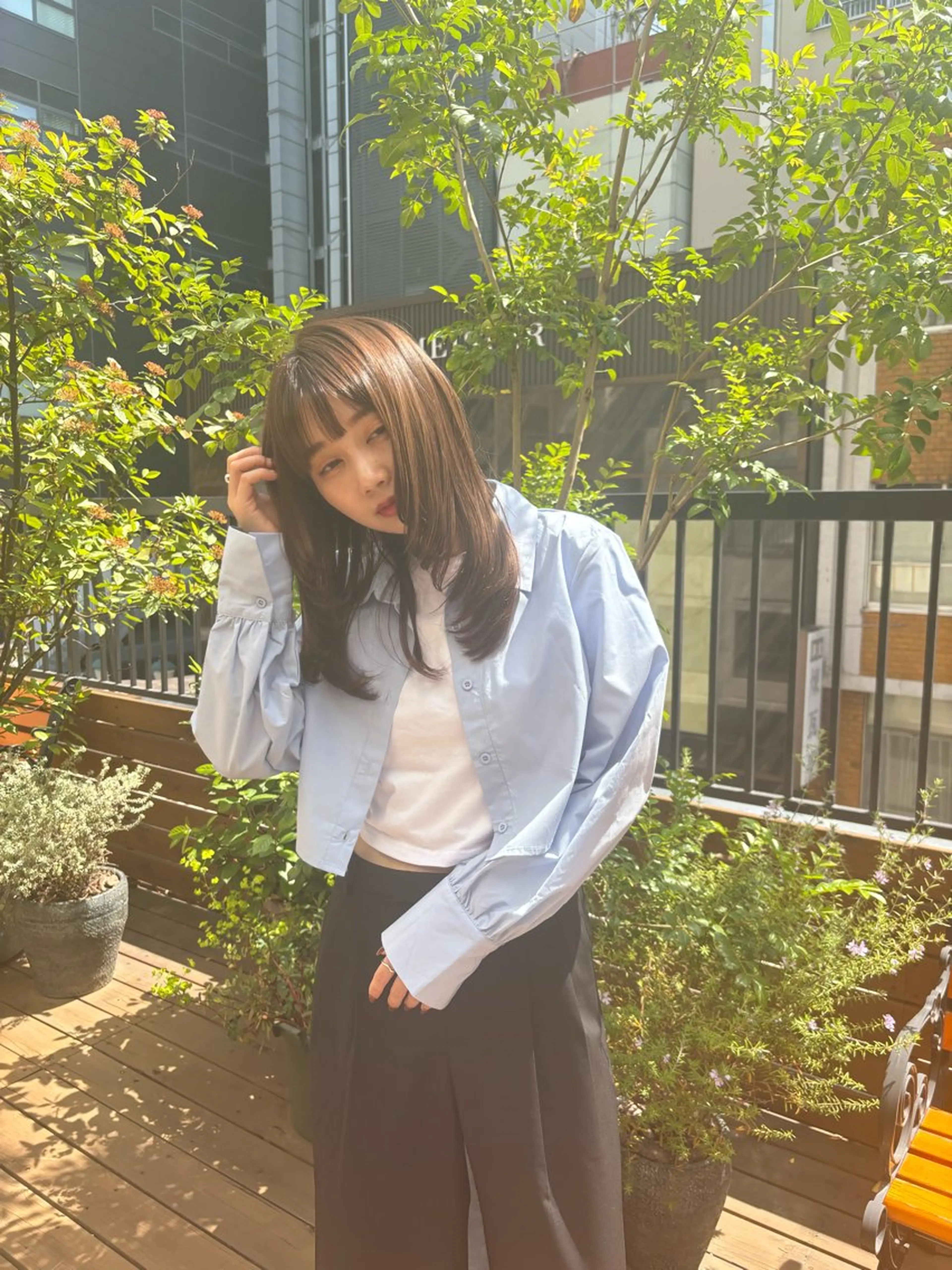 ロング カラー 髪質改善カラー ベージュ🤎YUMEのヘアスタイル