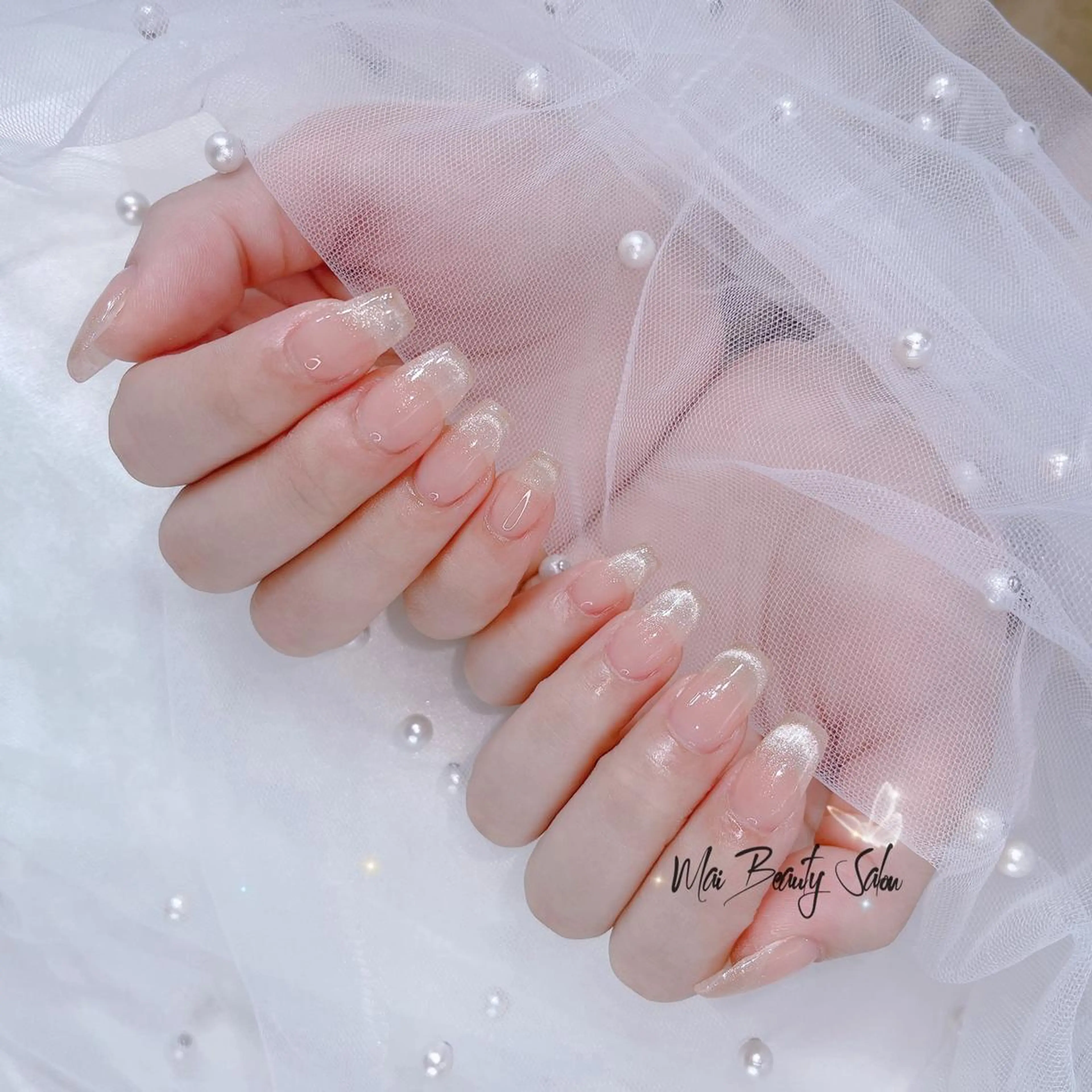 ネイル フットネイル ジェルネイル マグネットネイル パラジェル ワンホンネイル MaiBeauty Niのネイルデザイン