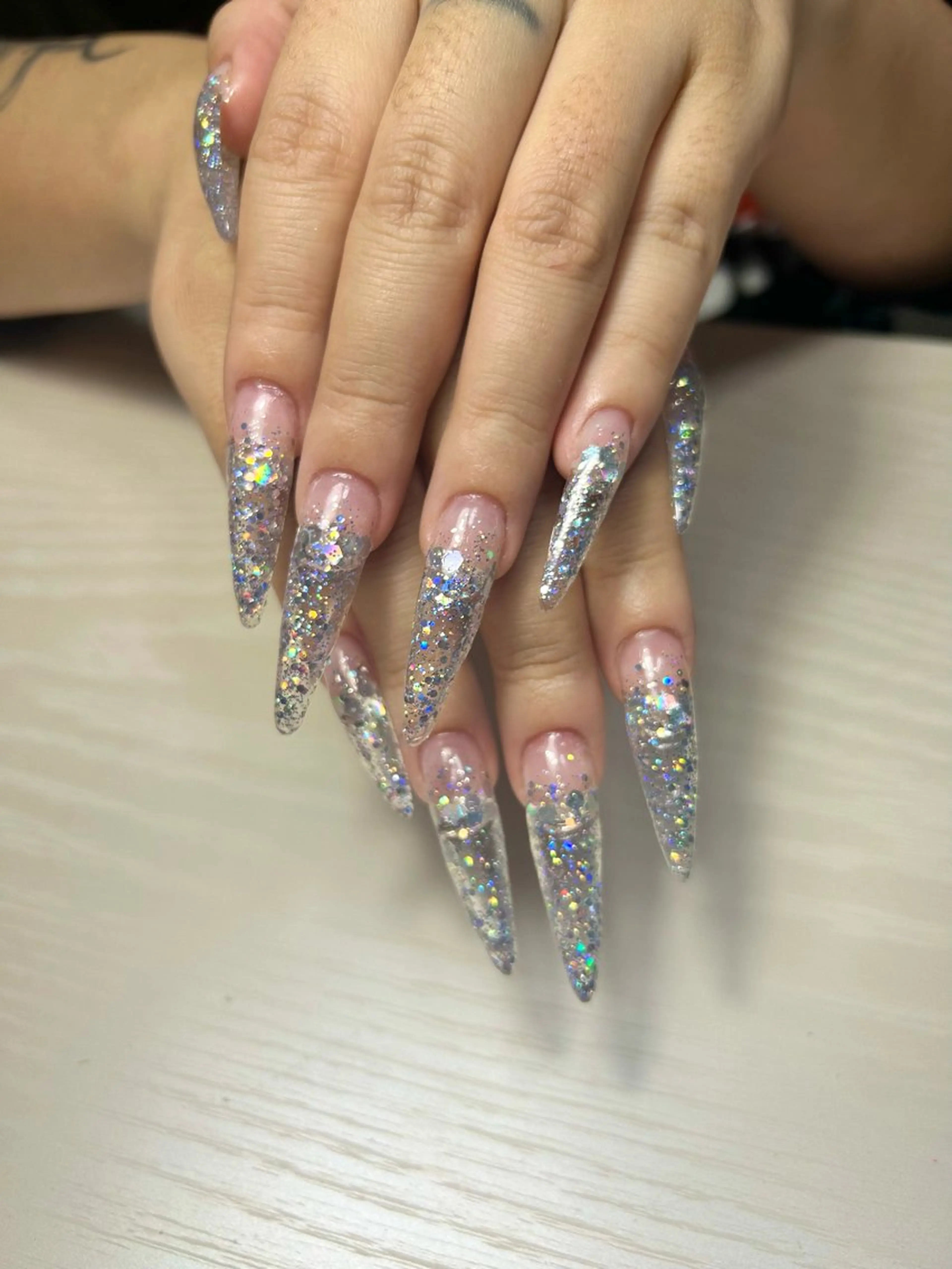 ネイル ラメ(グリッター) ラメグラデーション その他(ネイル) 【malunail】 プロフィール必須のネイルデザイン