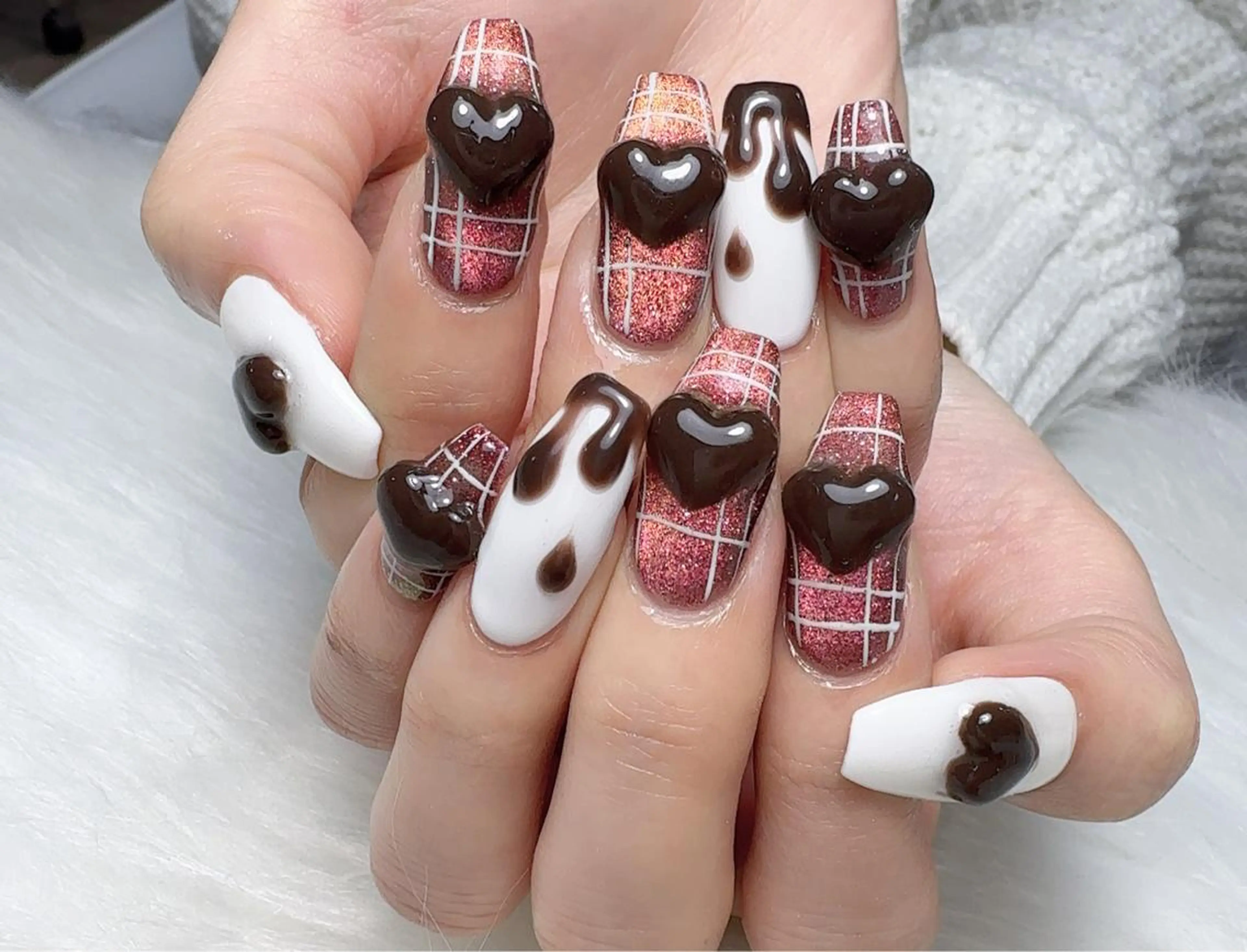 ネイル バレンタイン CC Nail Salonのネイルデザイン
