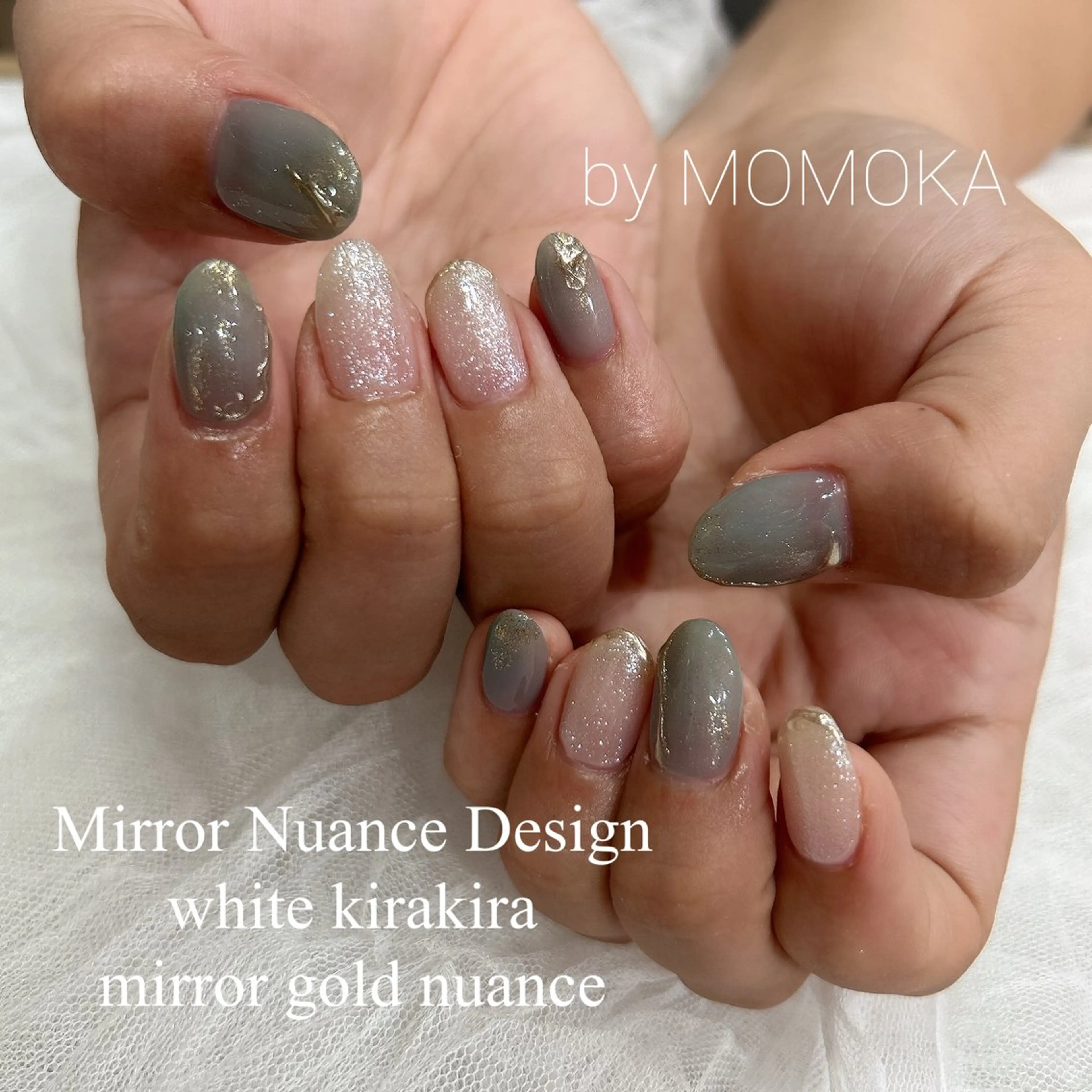 ネイル ニュアンスネイル ハンドネイル momoka_nails所属・Momo Nailsのネイルデザイン