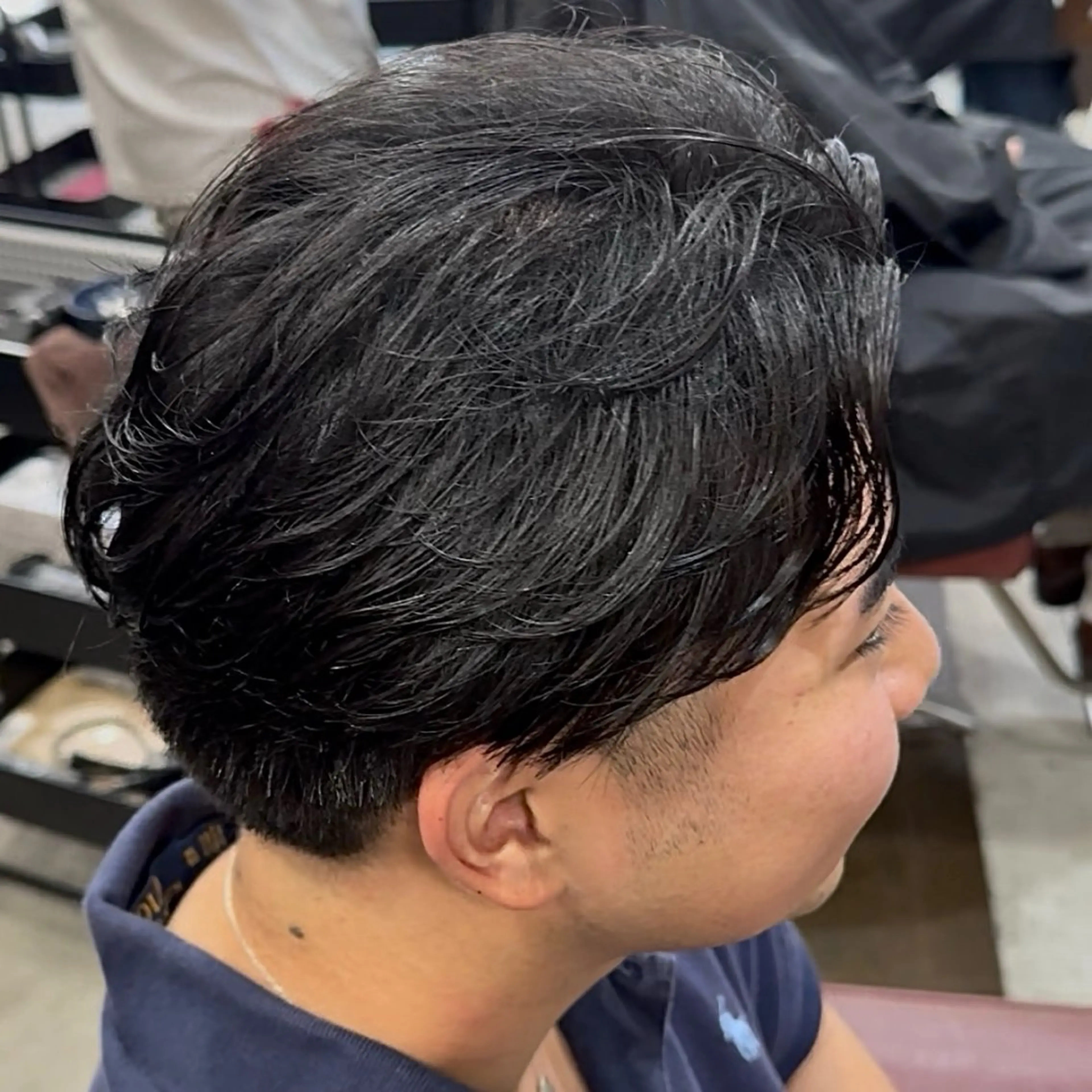 パーマ メンズ フェザーパーマ メンズパーマ カット パーマ 波巻き|シャドウ| サーフカール|RYUのヘアスタイル