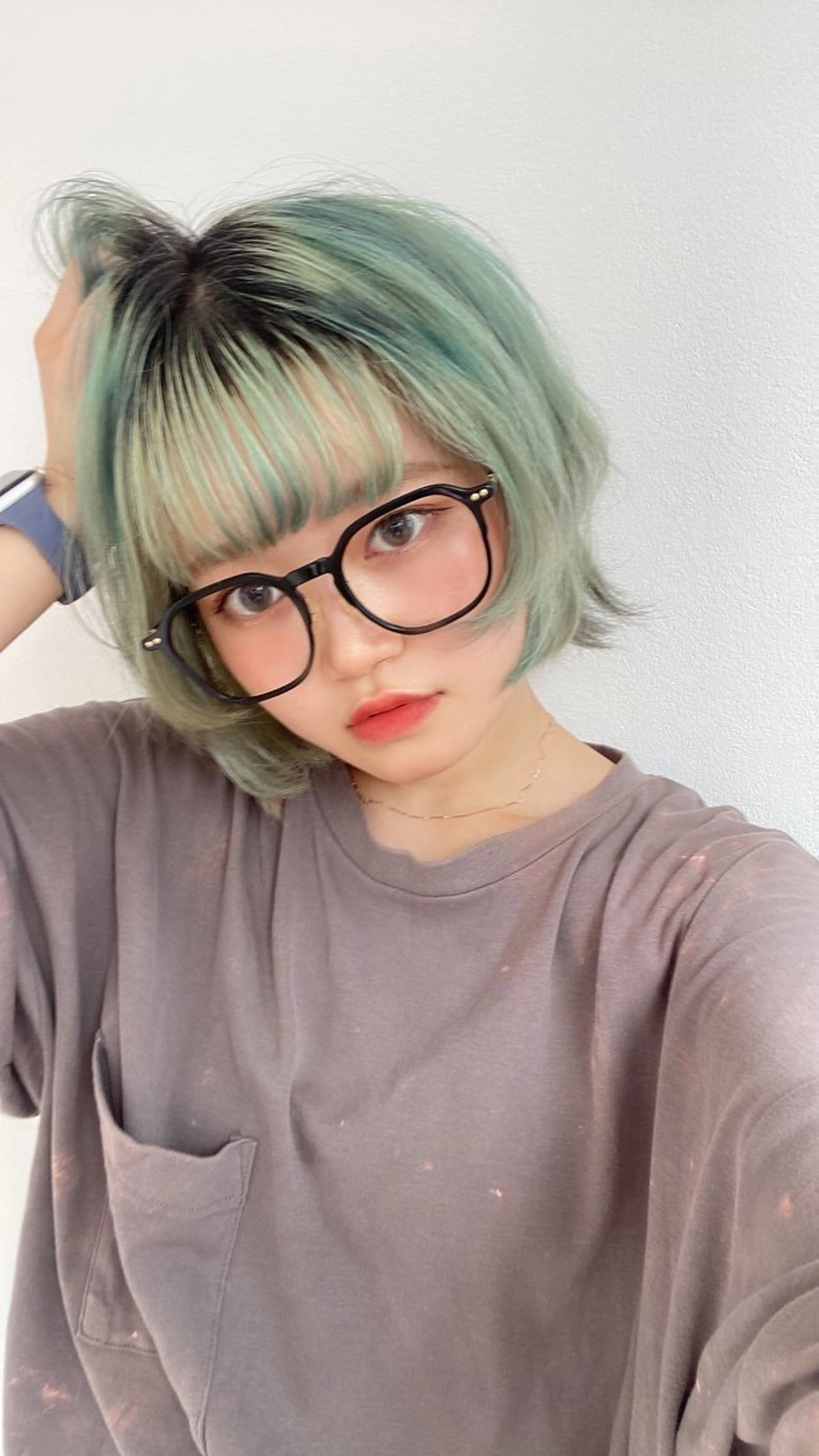 ミディアム カラー ブリーチ デザインカラー 似合わせ暖色のプロ/ ニュアンスカラー🍊のヘアスタイル