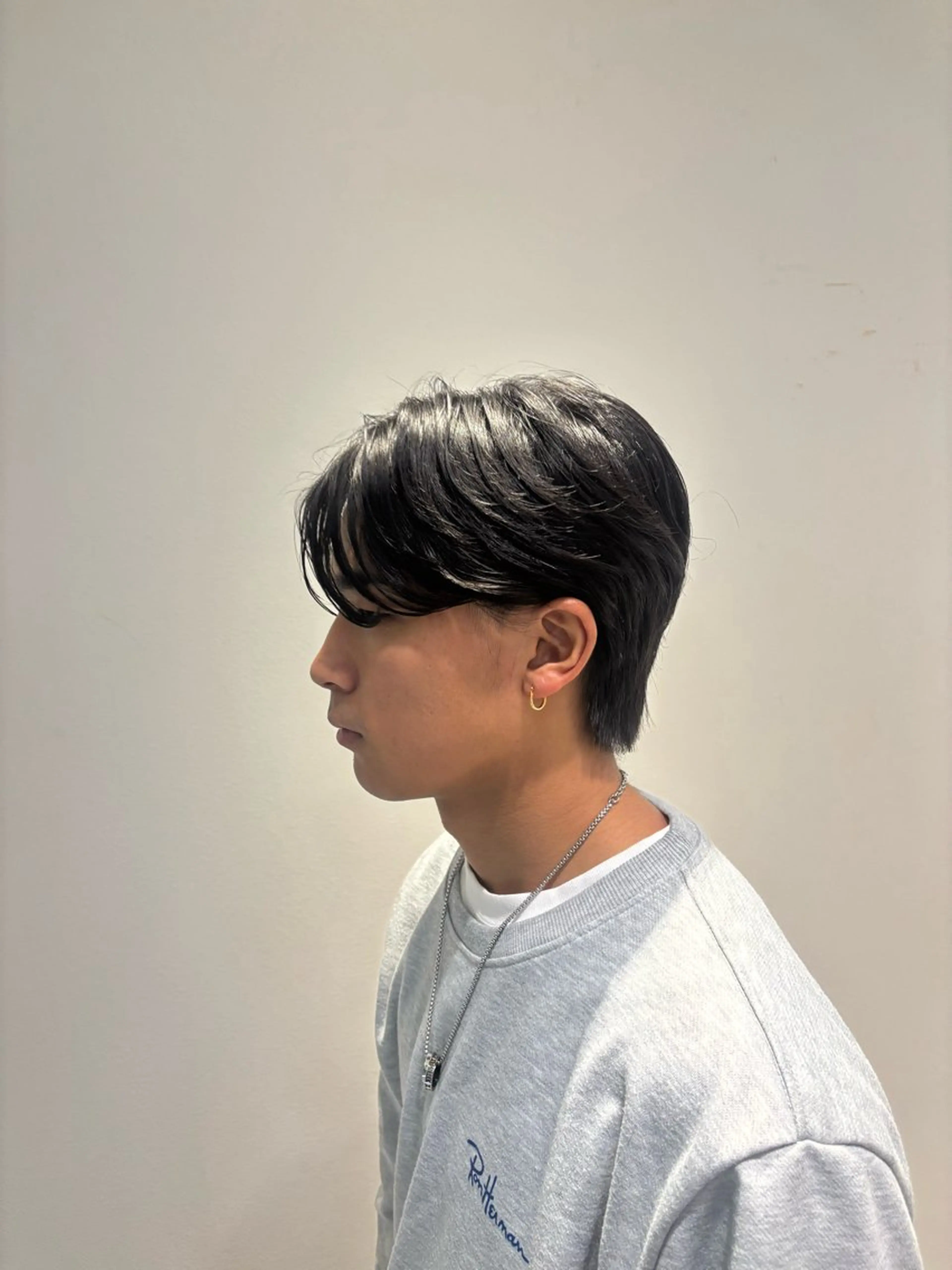 メンズ フェザーパーマ メンズパーマ パーマ 堀 ゆきみのヘアスタイル