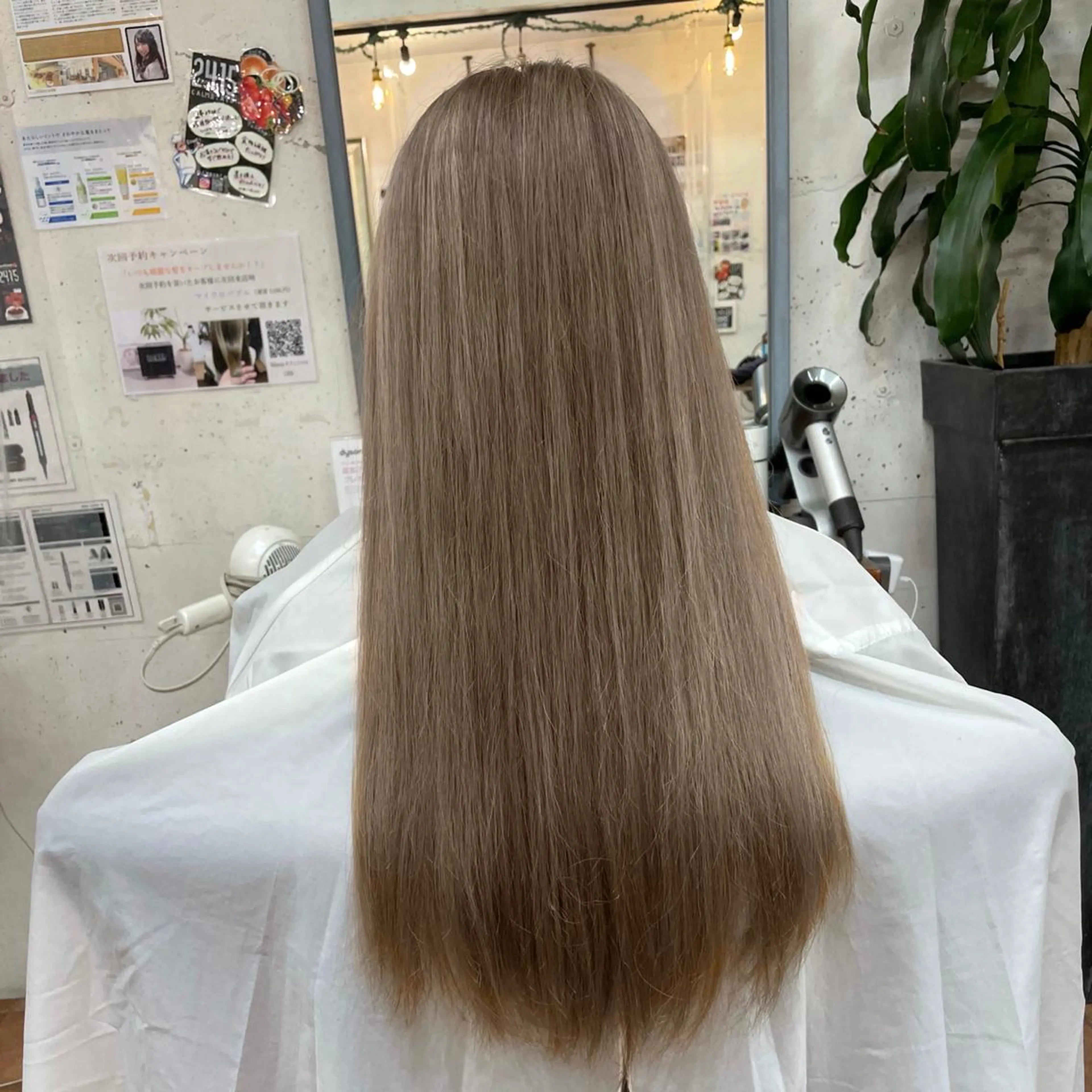 ロング カラー 透明感カラー 外国人風カラー メンズパーマ 本多のヘアスタイル