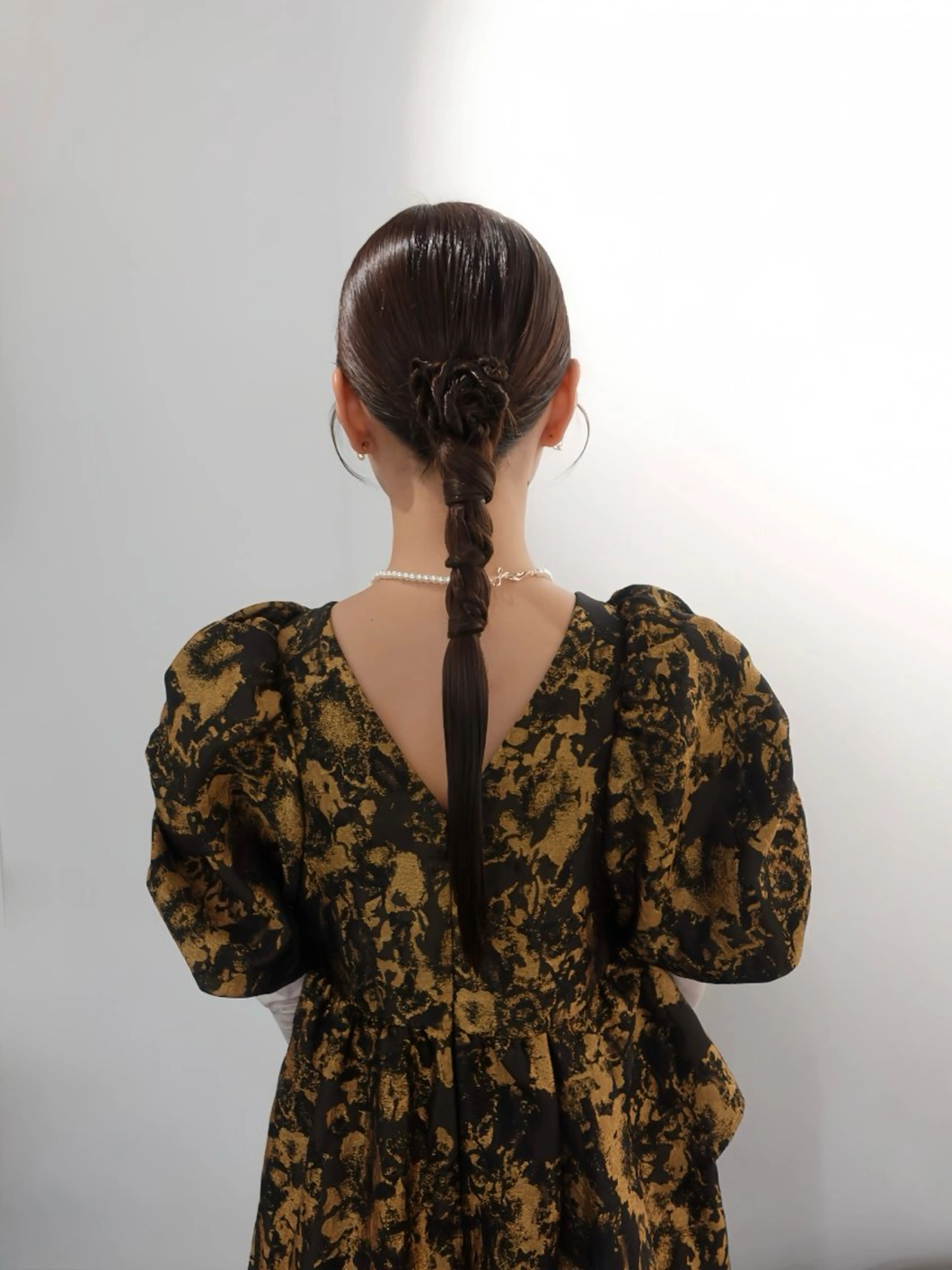 セミロング カラー ヘアアレンジ ヘアセット mina 🌷のヘアスタイル