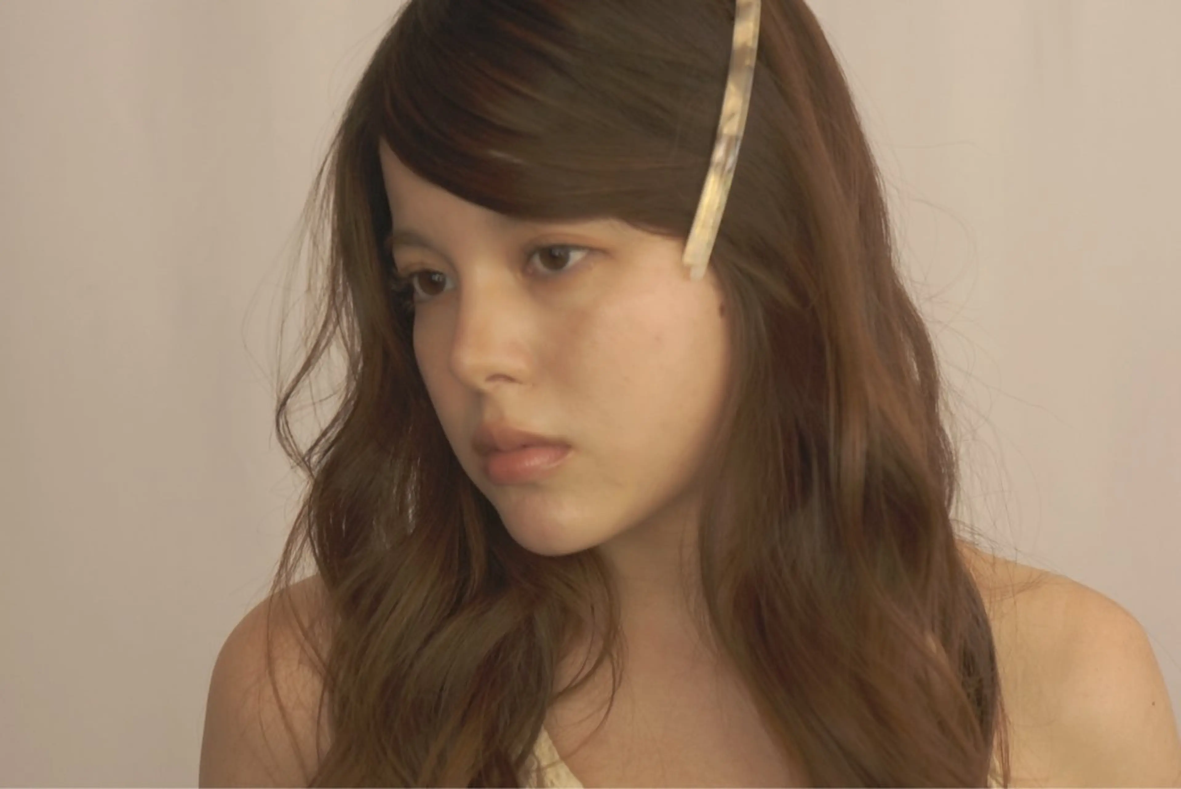 セミロング カラー ヘアアレンジ ベージュカラー TIECHEL所属・韓国ナチュラル・ ベージュ/落合夏希のヘアスタイル