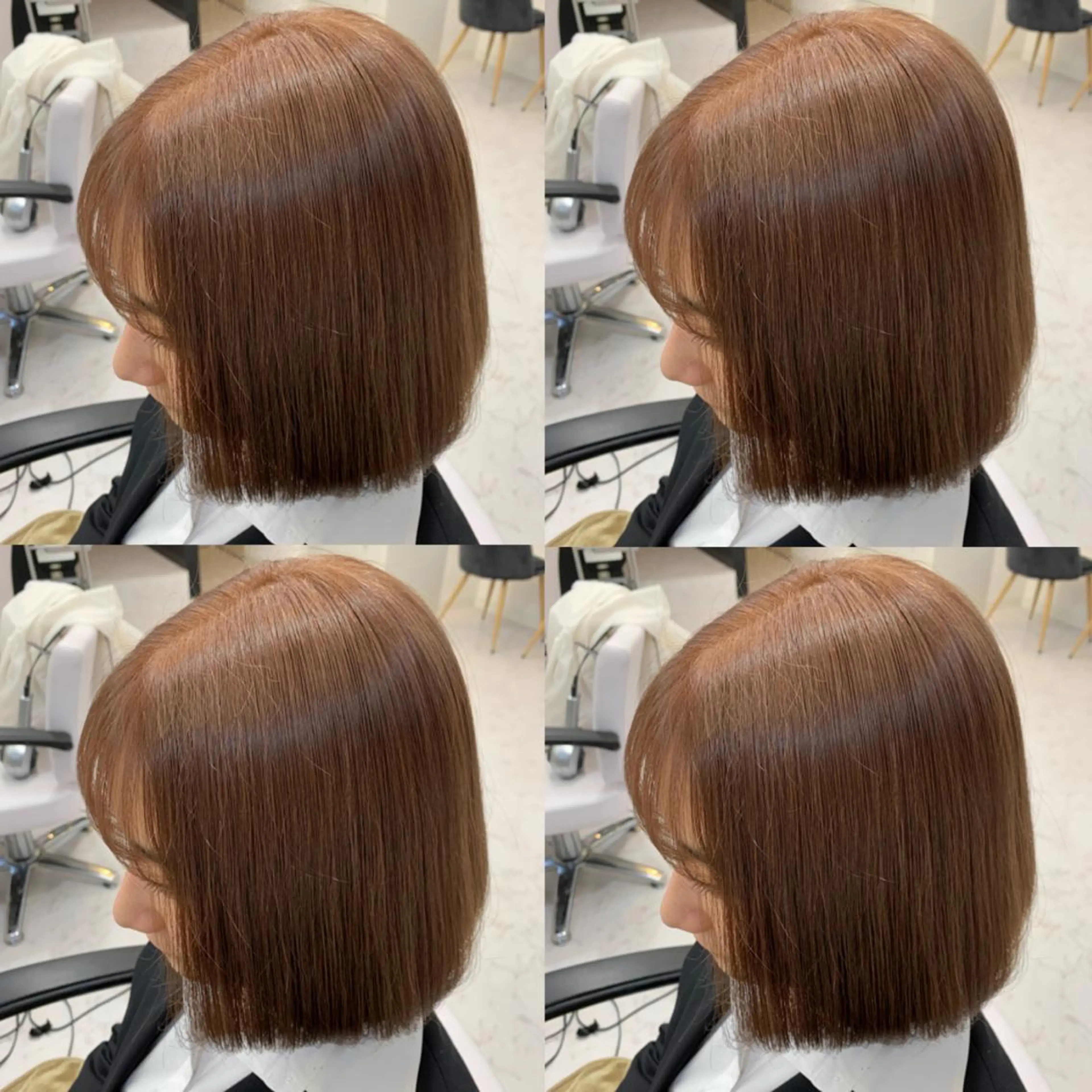 ミディアム カラー ヘアアレンジ カット 🦋韓国ヘア 坂本 菜摘🦋のヘアスタイル