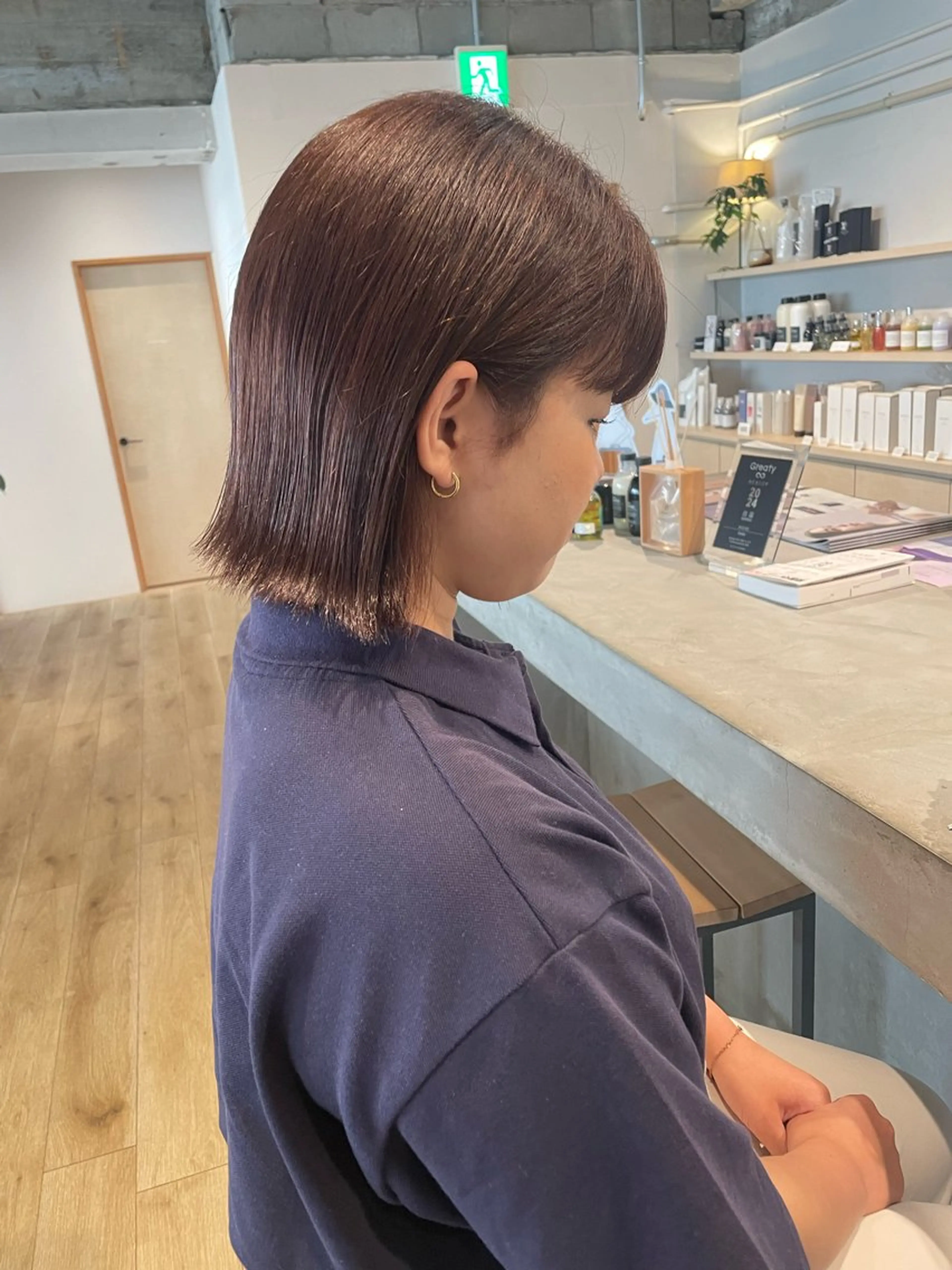 カラー ヘアカラー まとい  ︎︎のヘアスタイル