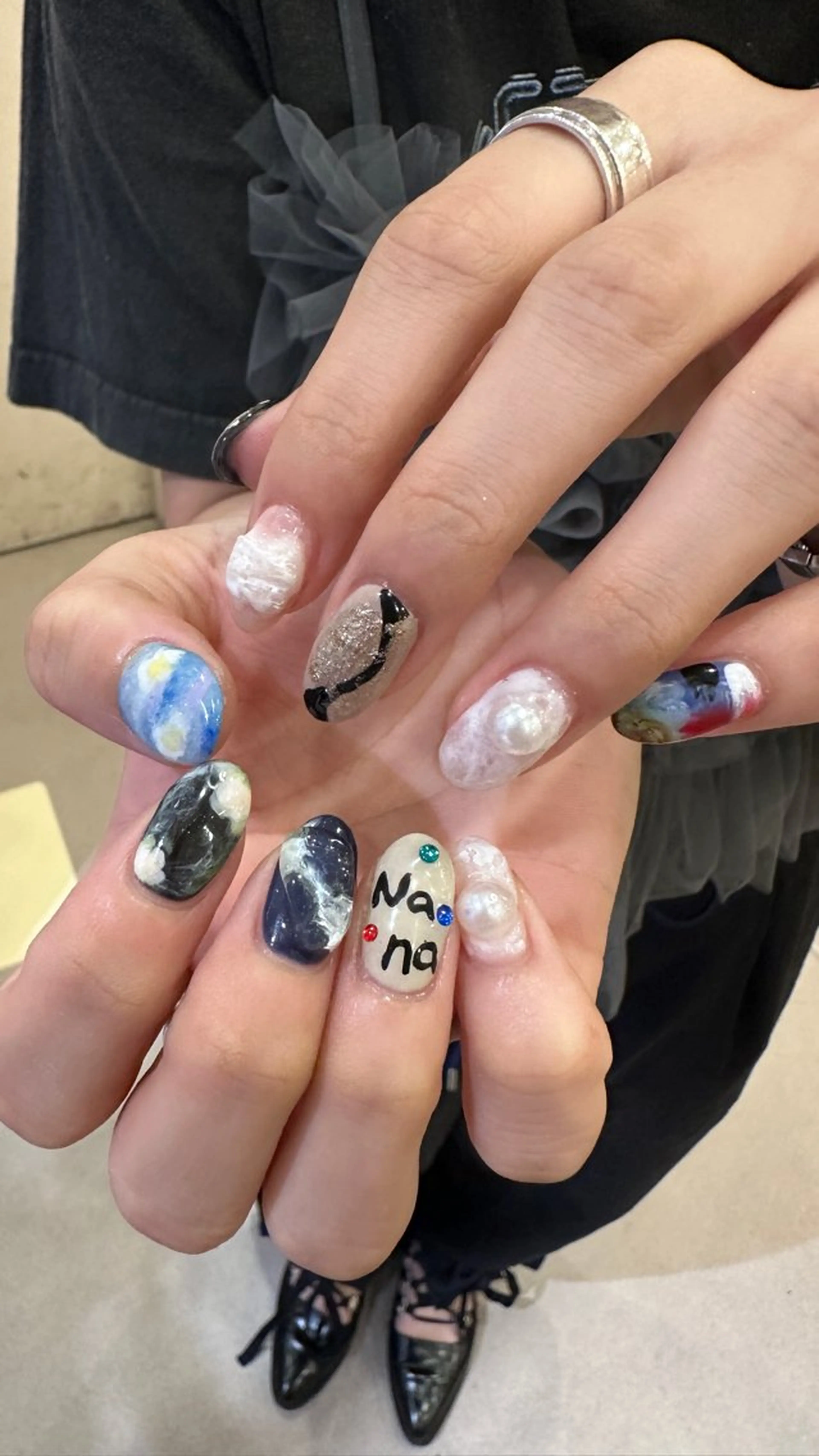 ネイル ハンドネイル 👽個性派ネイル🎀 komachiのネイルデザイン