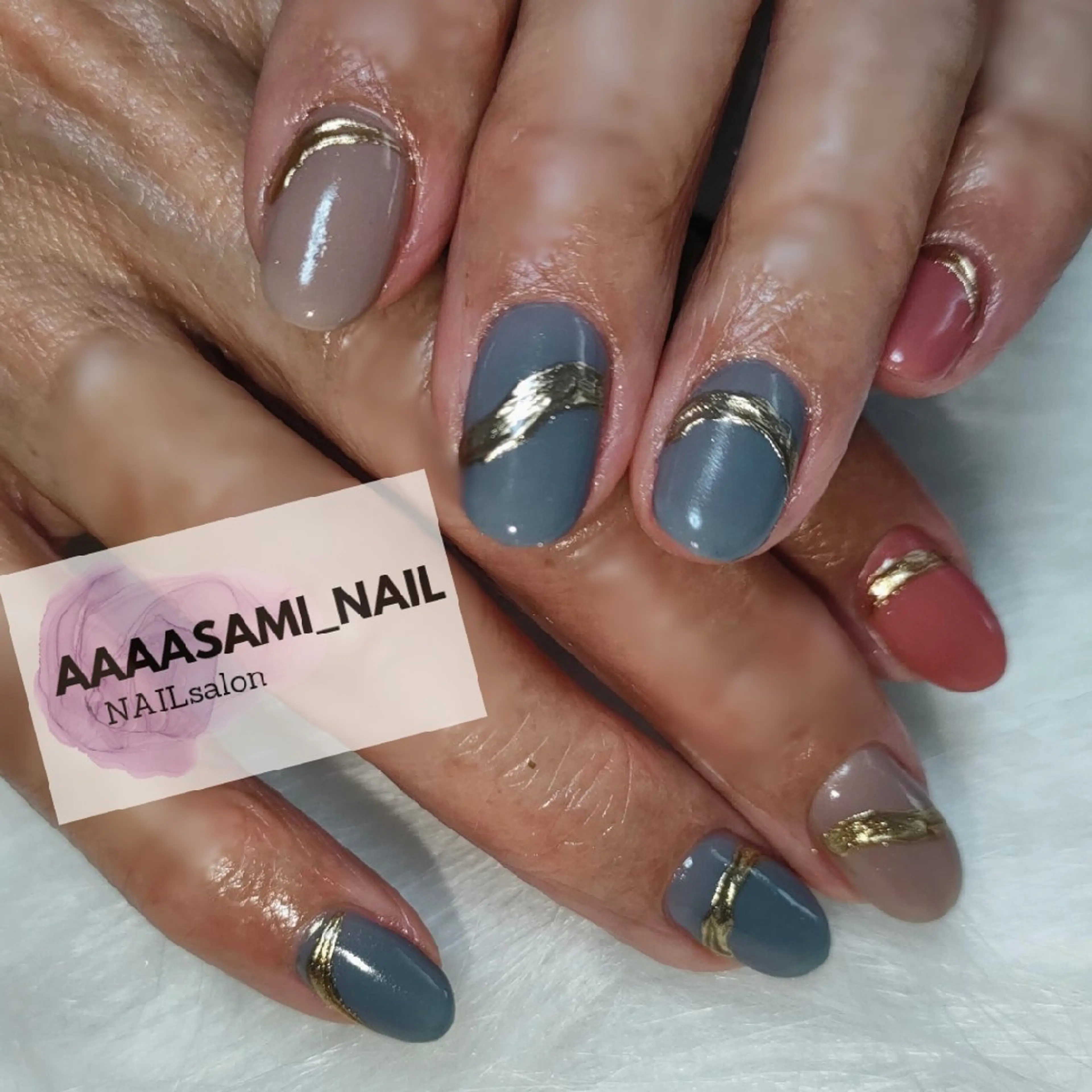 ネイル ミラーネイル aaaasami 🌷のネイルデザイン