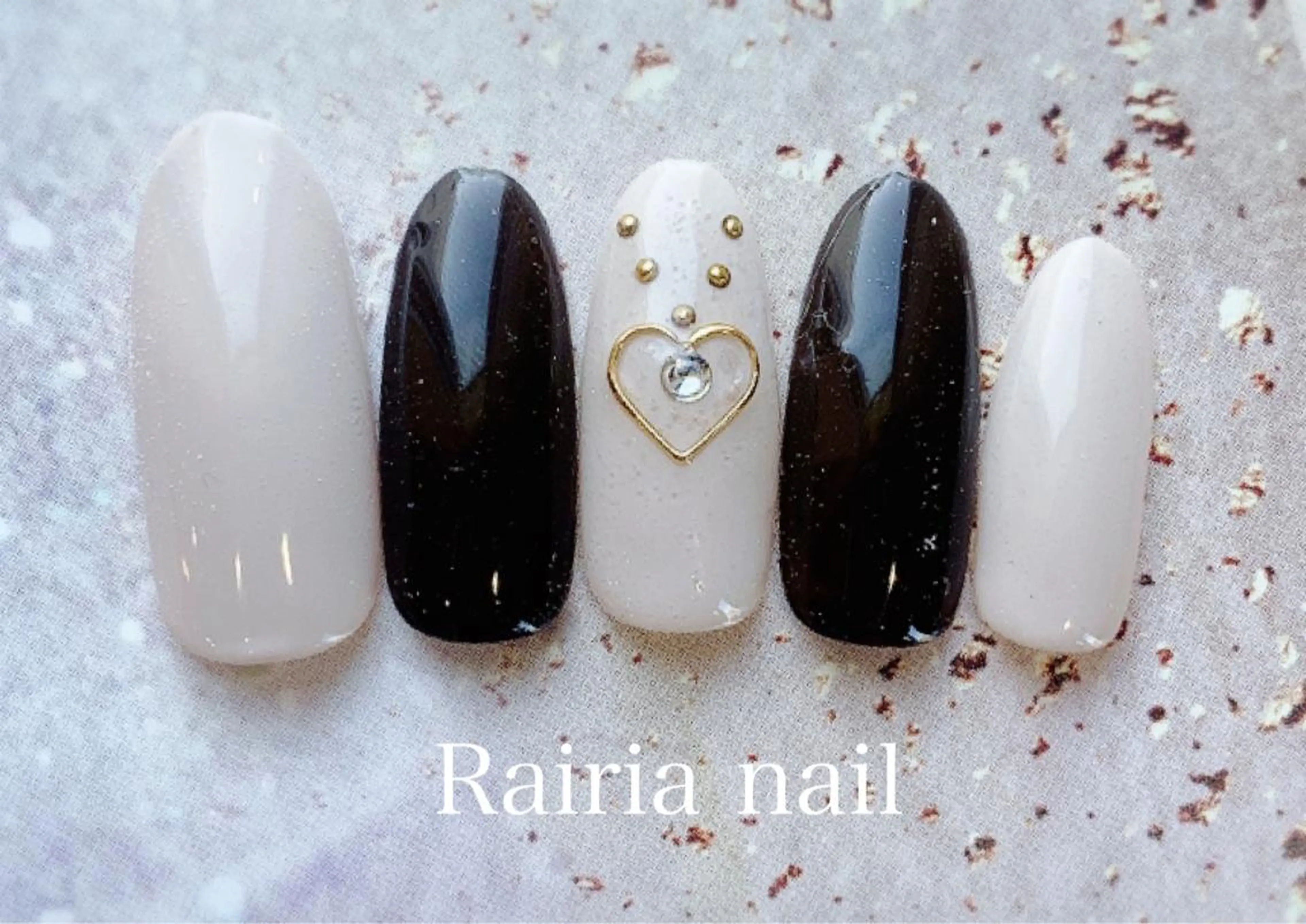 ネイル アートネイル ジェルネイル パラジェル 冬ネイル Rairia nail本八幡店のネイルデザイン