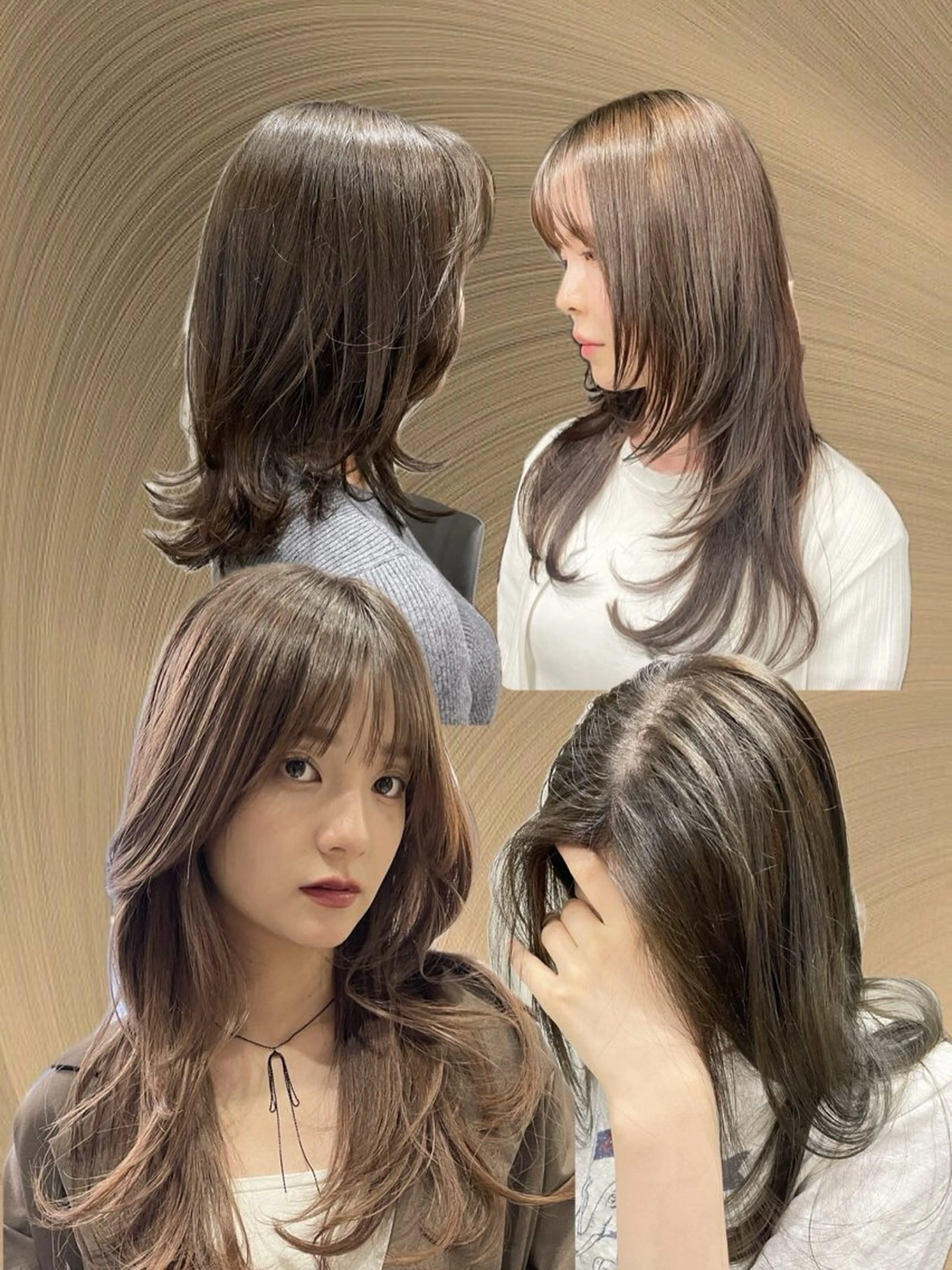 ロング カラー カット ヘアカラー 表参道/ 透明感 colorのヘアスタイル