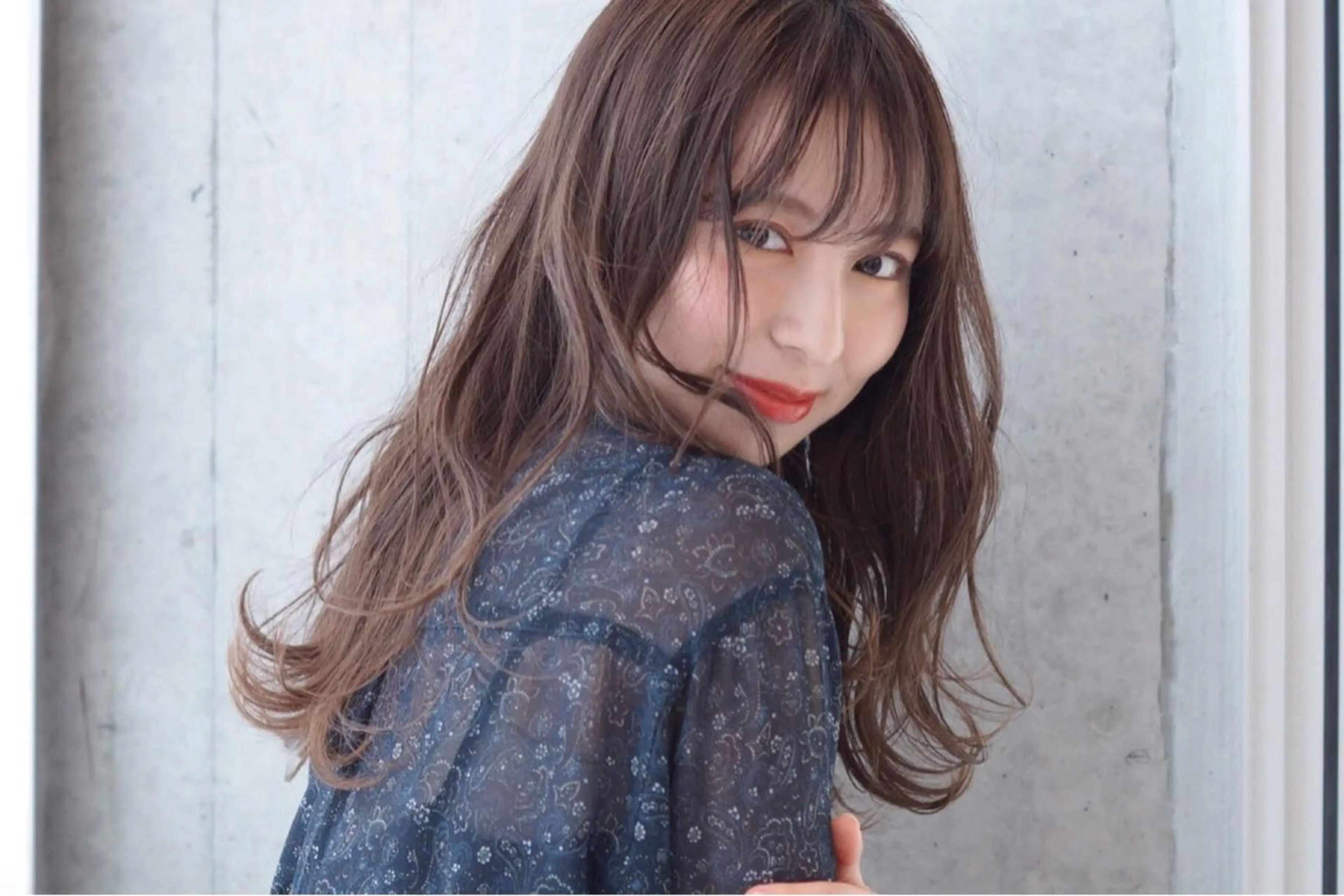 パーマ デジタルパーマ カット ヘアカラー 縮毛矯正 トリートメント hoNua. 栄/透明感カラーのヘアスタイル