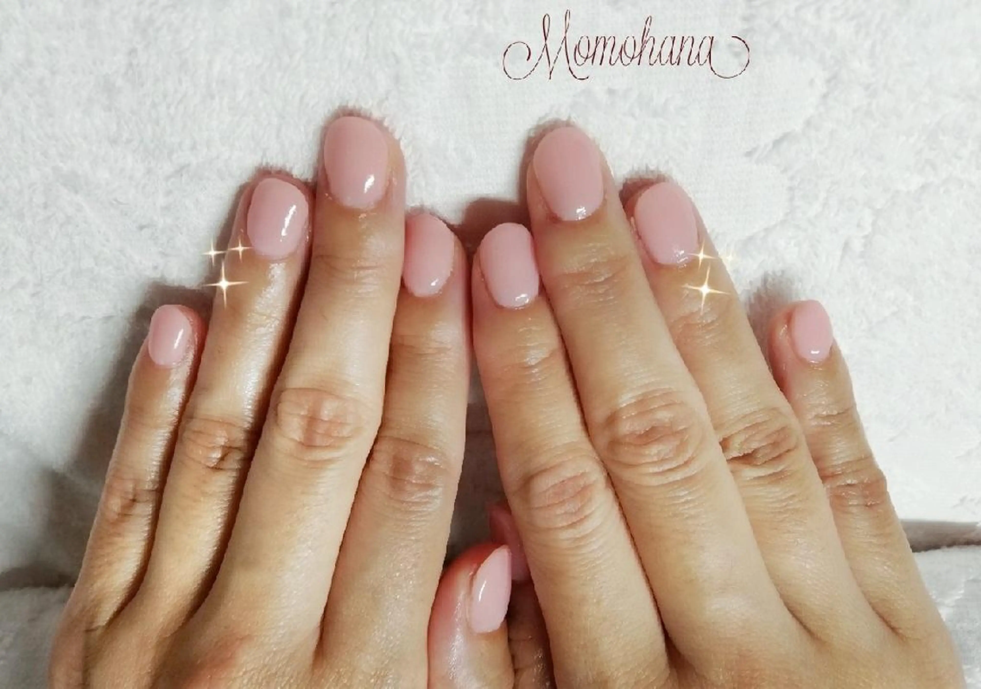 ネイル ワンカラーネイル momohana  のネイルデザイン