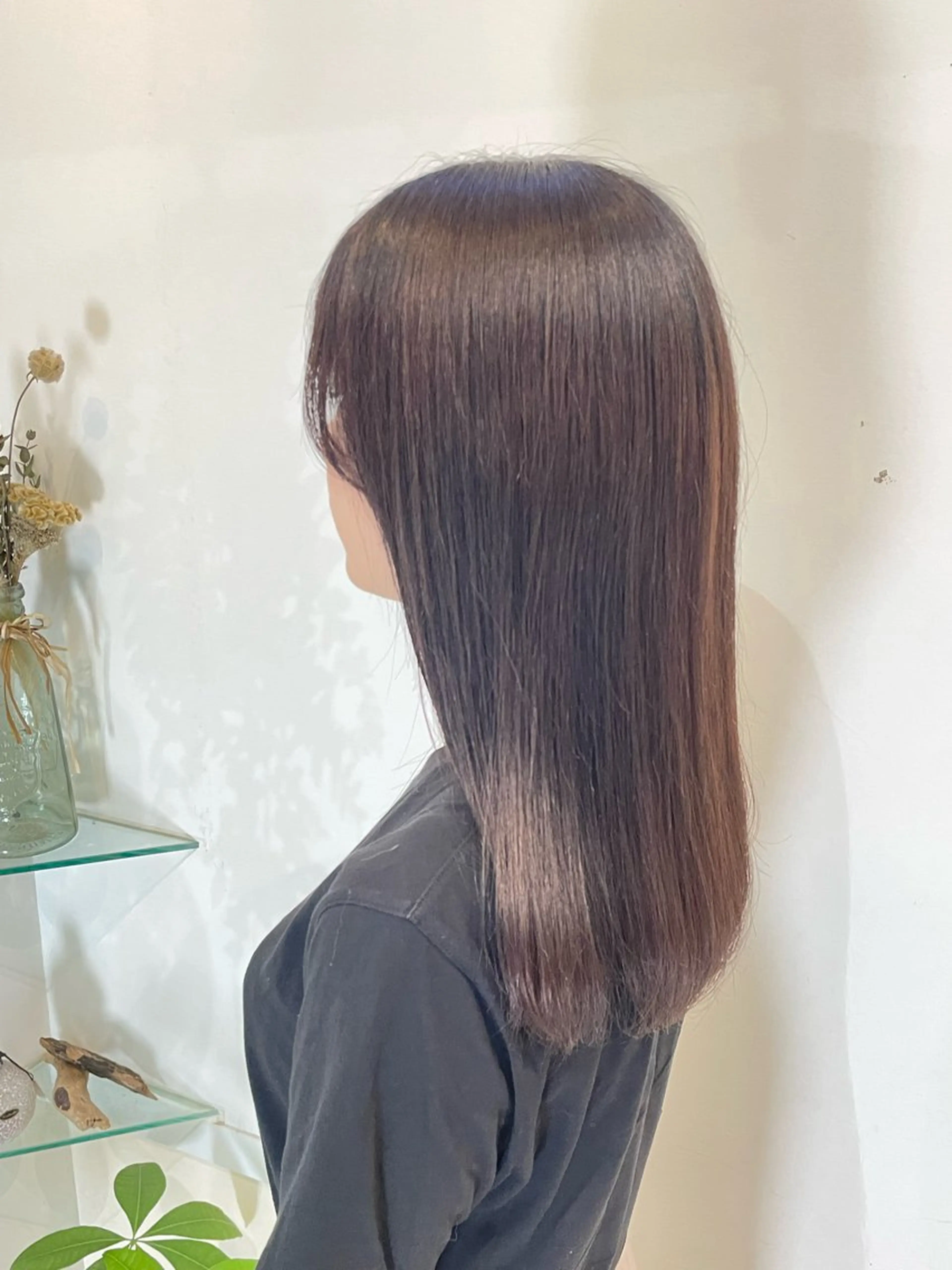 ロング カラー トリートメント 髪質改善カラー🤍 エクステ✨君島由実子のヘアスタイル
